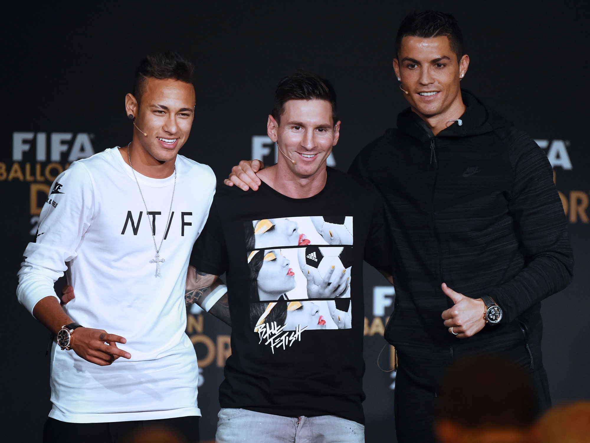 Messi và Ronaldo vẫn phủ bóng lên Neymar ảnh 2 Messi va Ronaldo van phu bong len Neymar anh 2