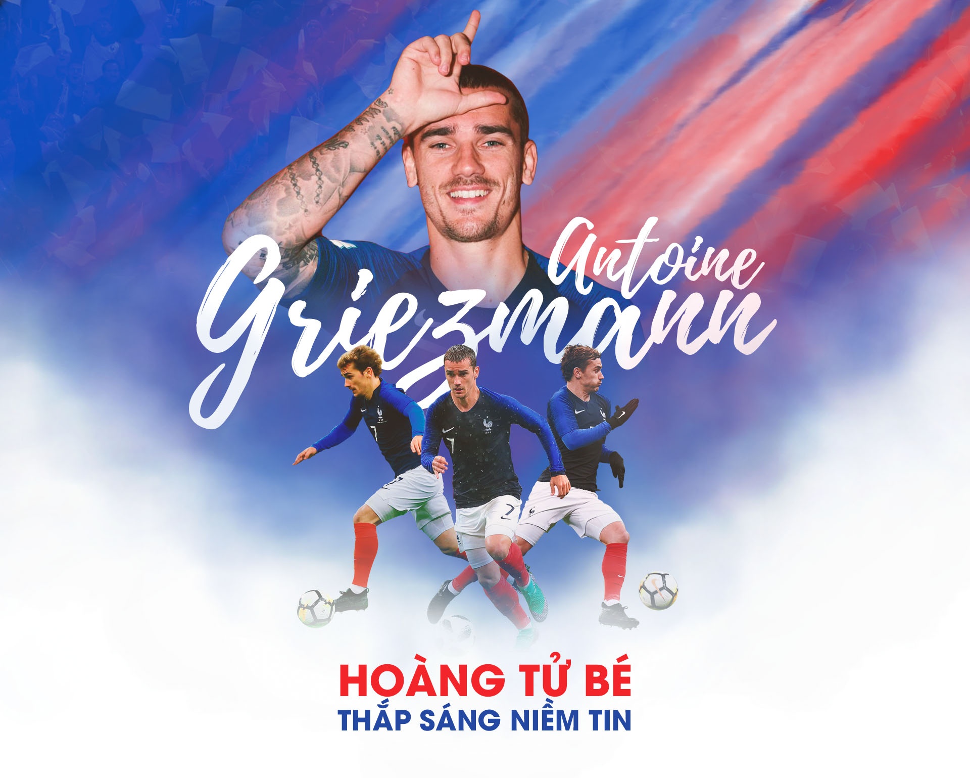 Antoine Griezmann,  Hoàng tử biết cười và hay khóc ảnh 2 Antoine Griezmann,  Hoang tu biet cuoi va hay khoc anh 2