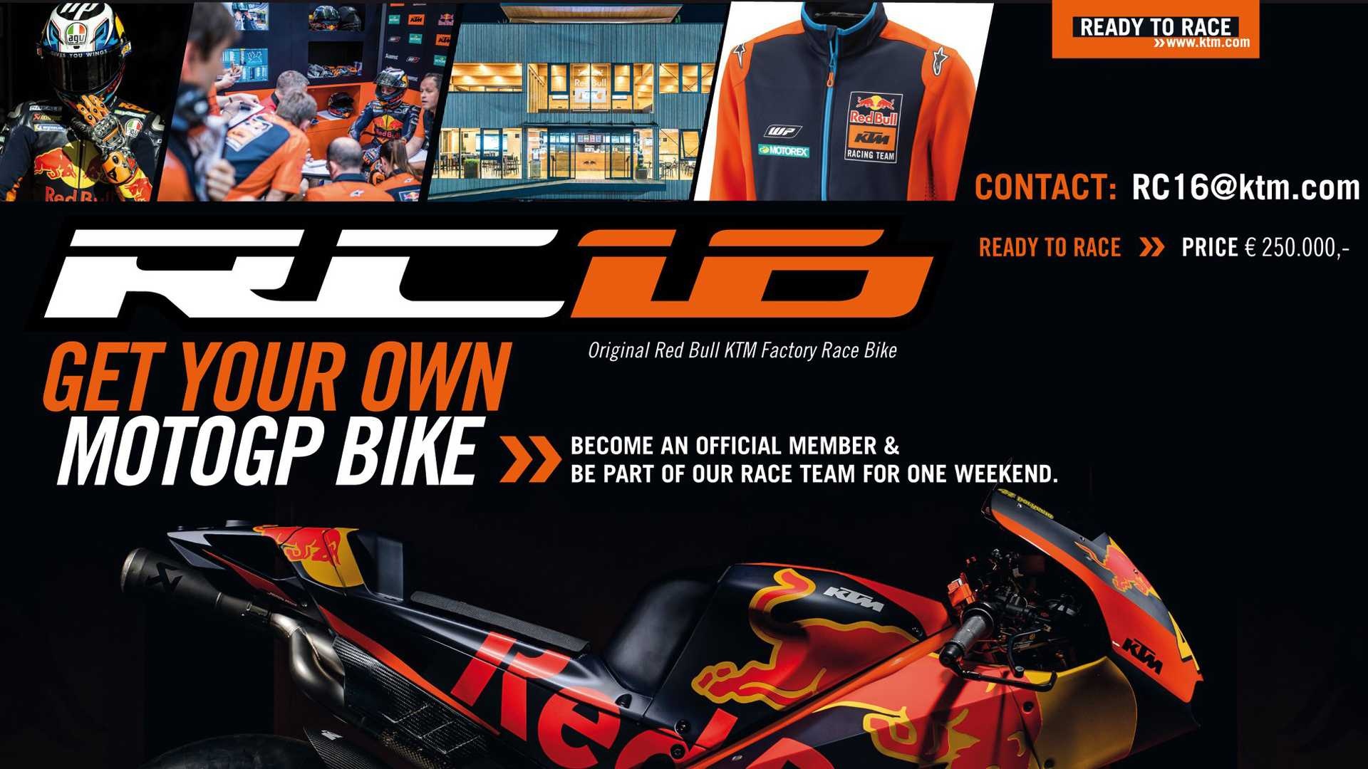 KTM rao bán xe đua MotoGP trên Facebook ảnh 2 KTM rao ban xe dua MotoGP tren Facebook anh 2