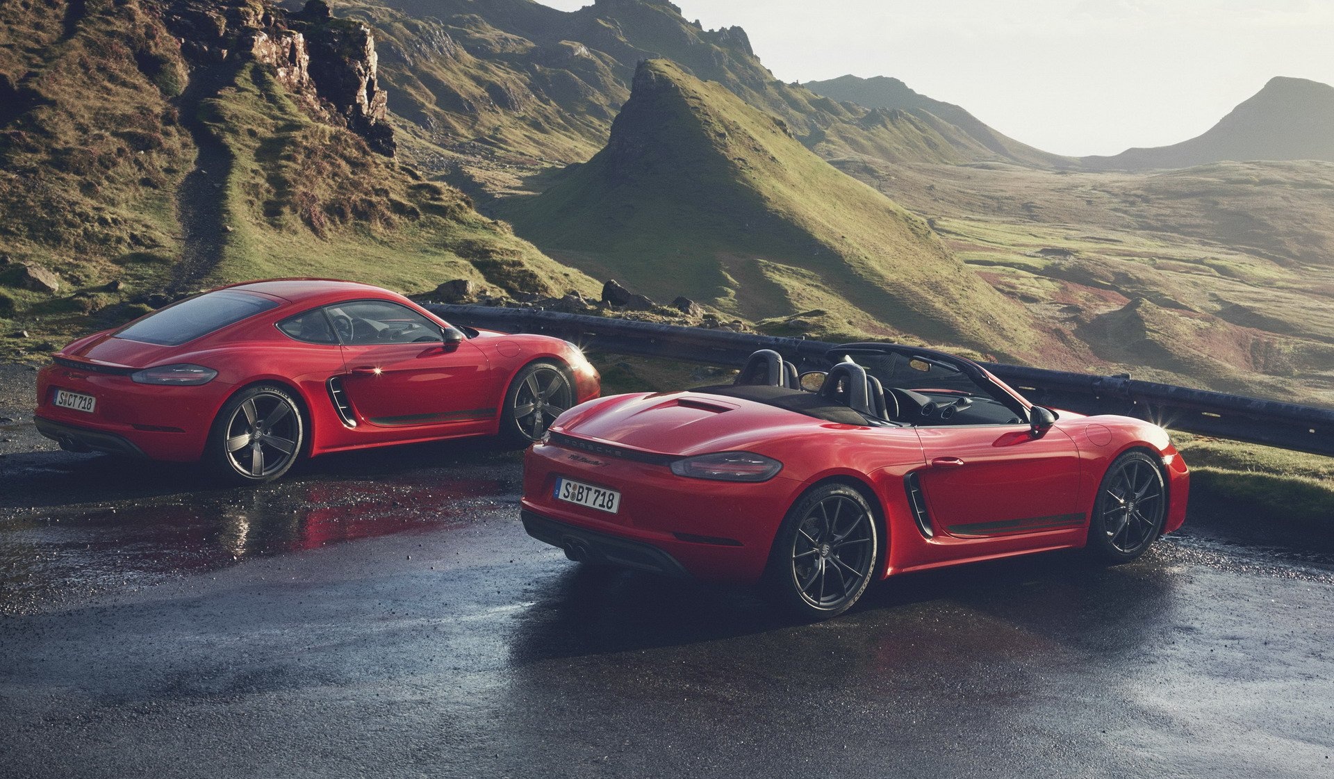 Porsche ra mat 718 T Boxster va Cayman, manh gan 300 ma luc hinh anh