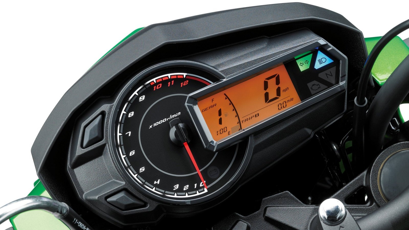 Kawasaki Z125 2019 ra mat - canh tranh Honda MSX anh 7