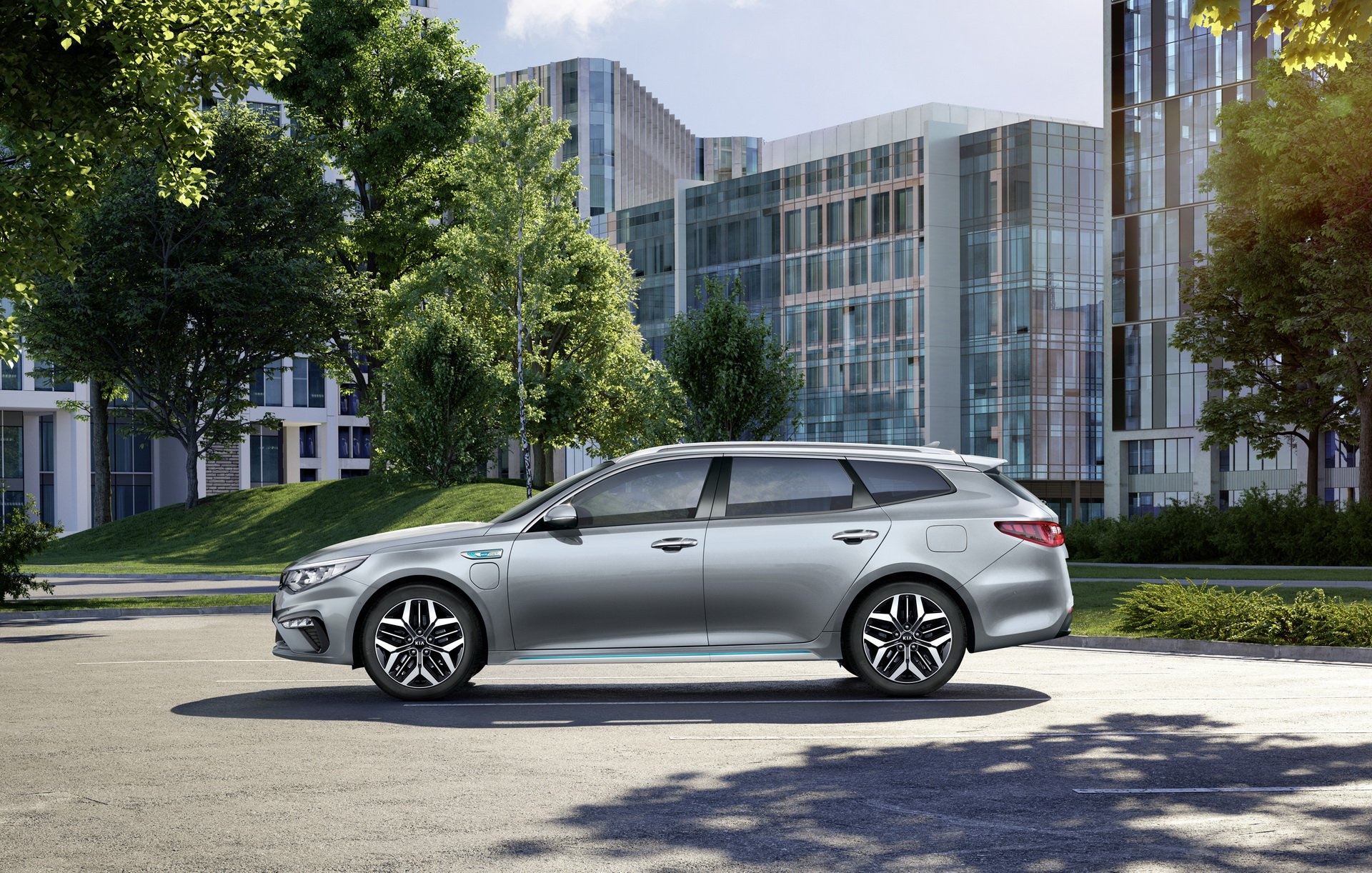 Kia Optima Sportswagon Hybrid ra mat anh 9