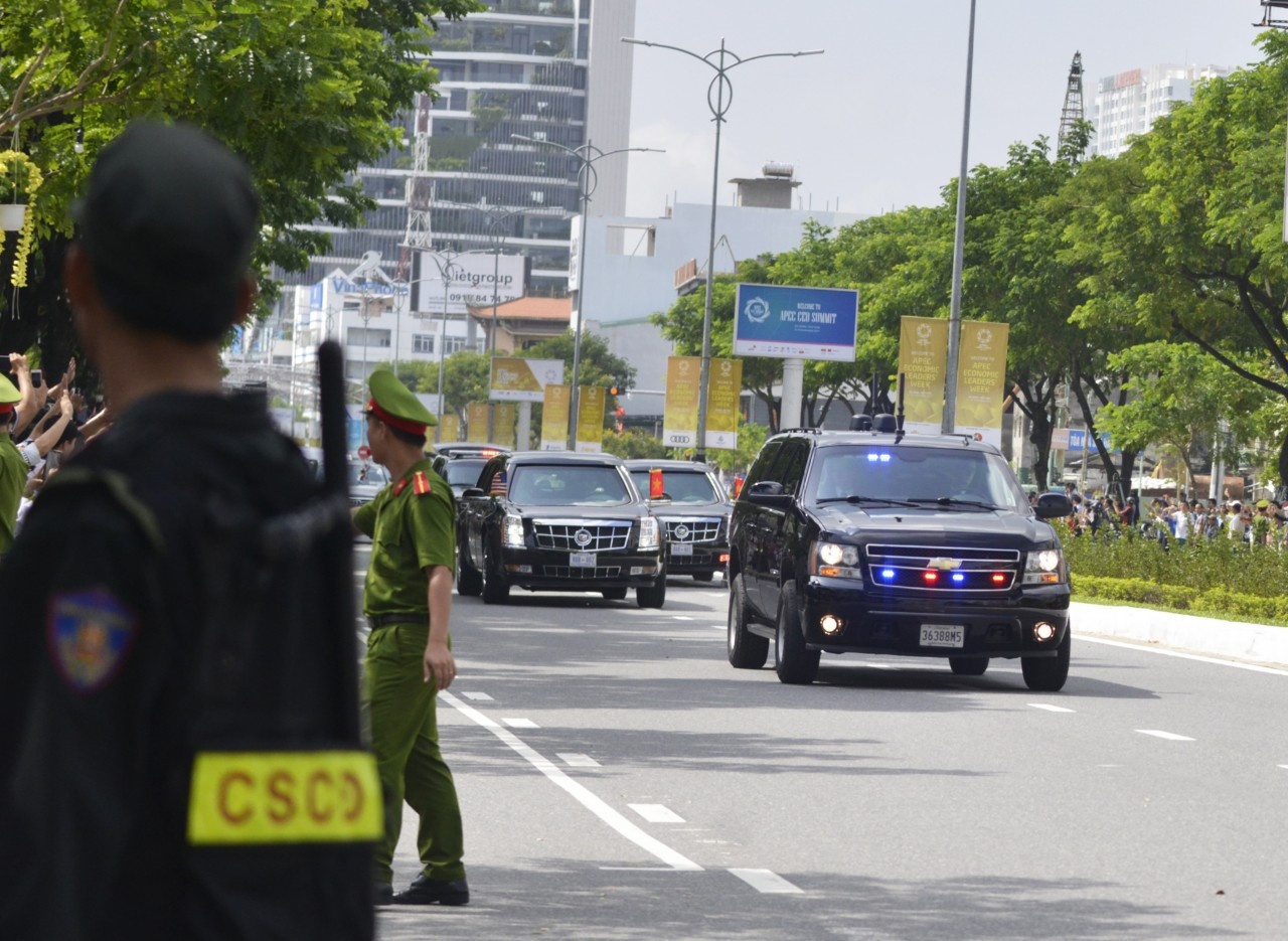 Phuong tien tung phuc vu ong Trump tai Viet Nam anh 9