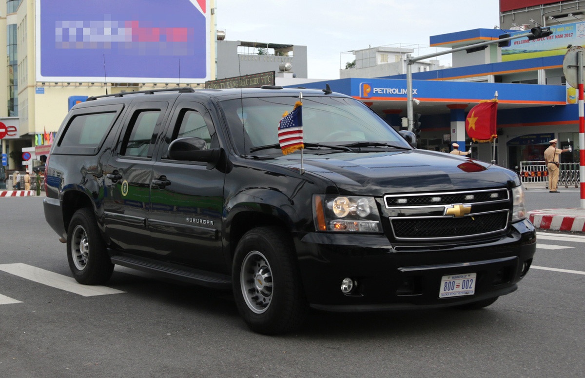 Phuong tien tung phuc vu ong Trump tai Viet Nam anh 6