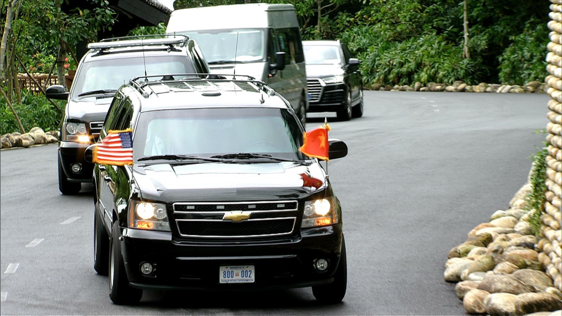 Phuong tien tung phuc vu ong Trump tai Viet Nam anh 5