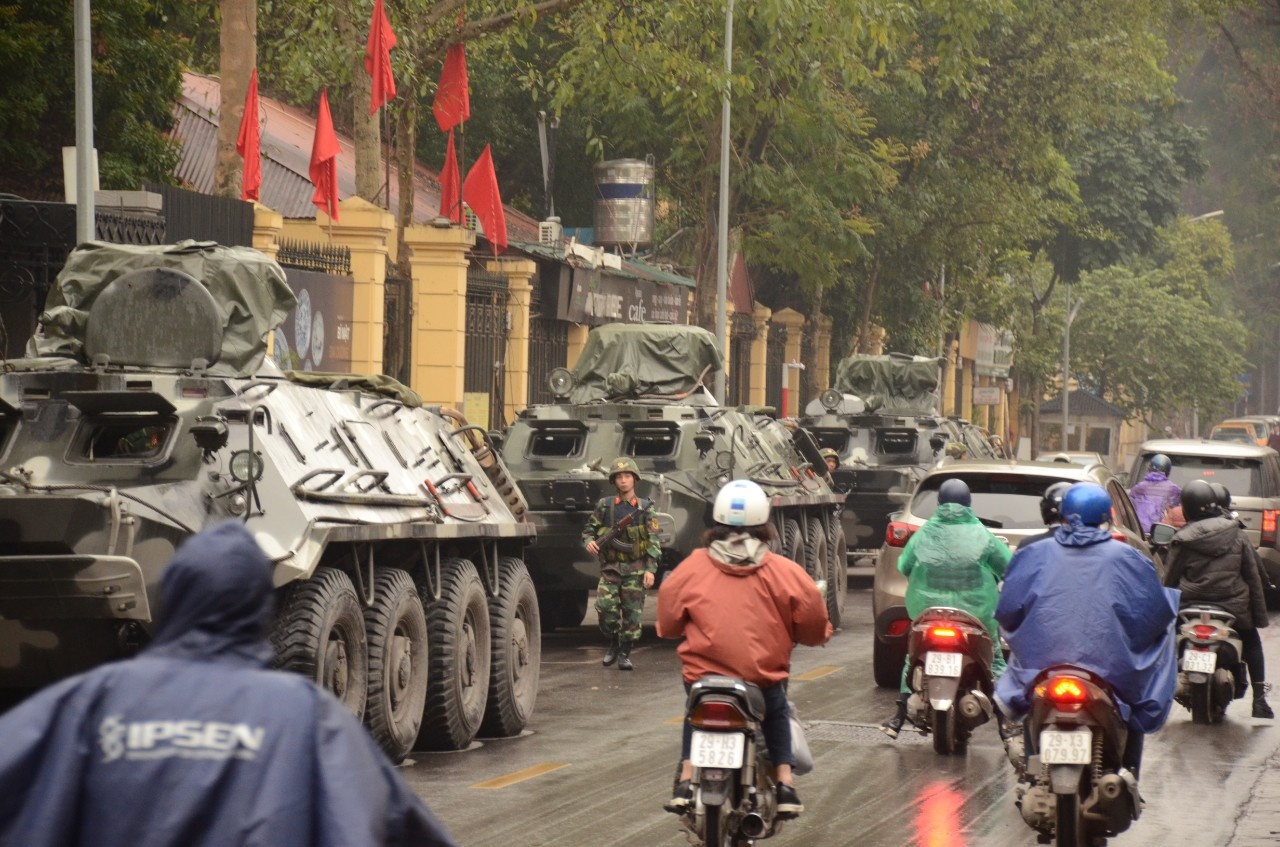 Doan xe Viet Nam phuc vu Hoi nghi My - Trieu anh 3