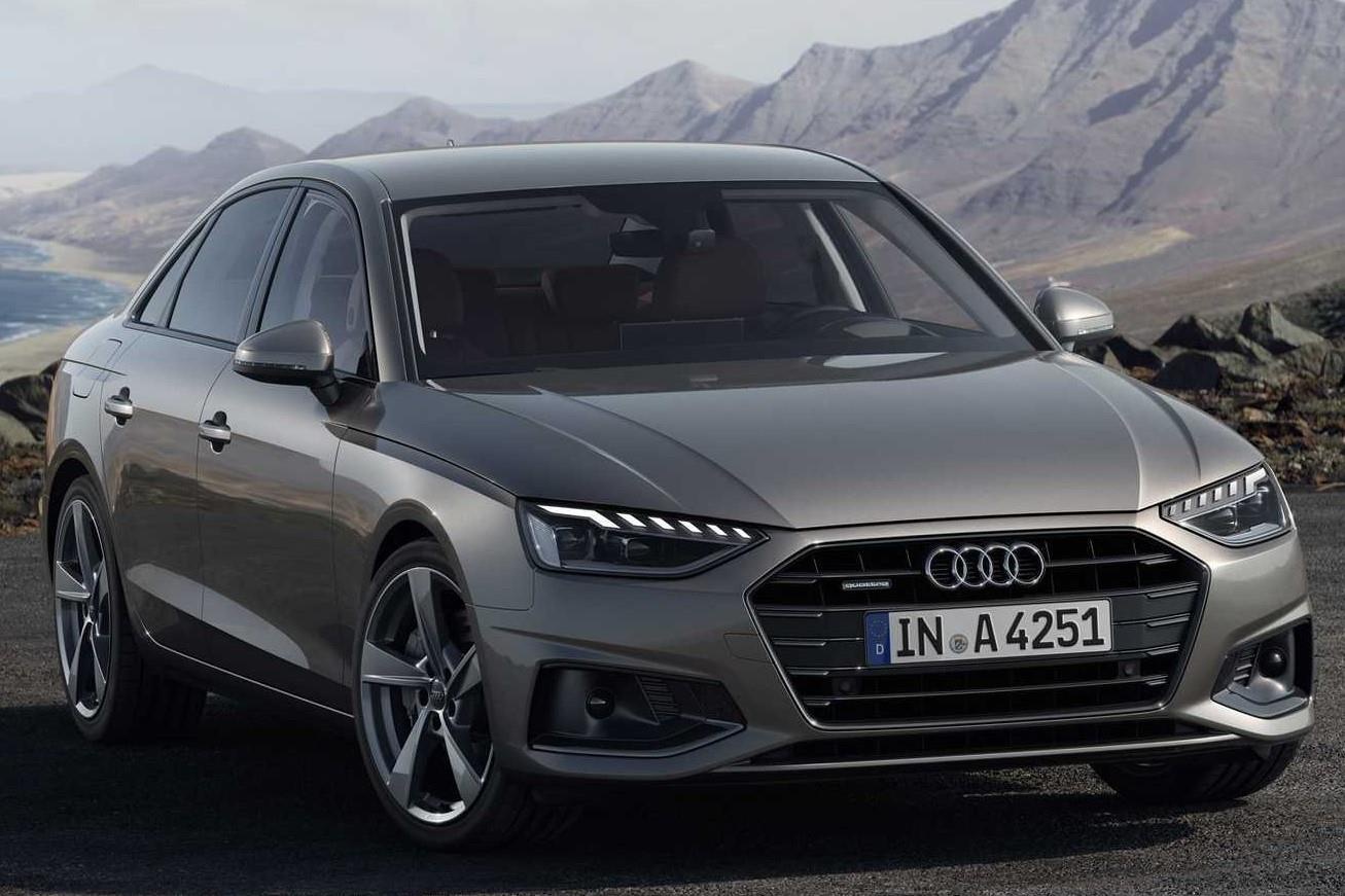 Audi A4 2020 lo dien, ham ho hon va them cong nghe hinh anh