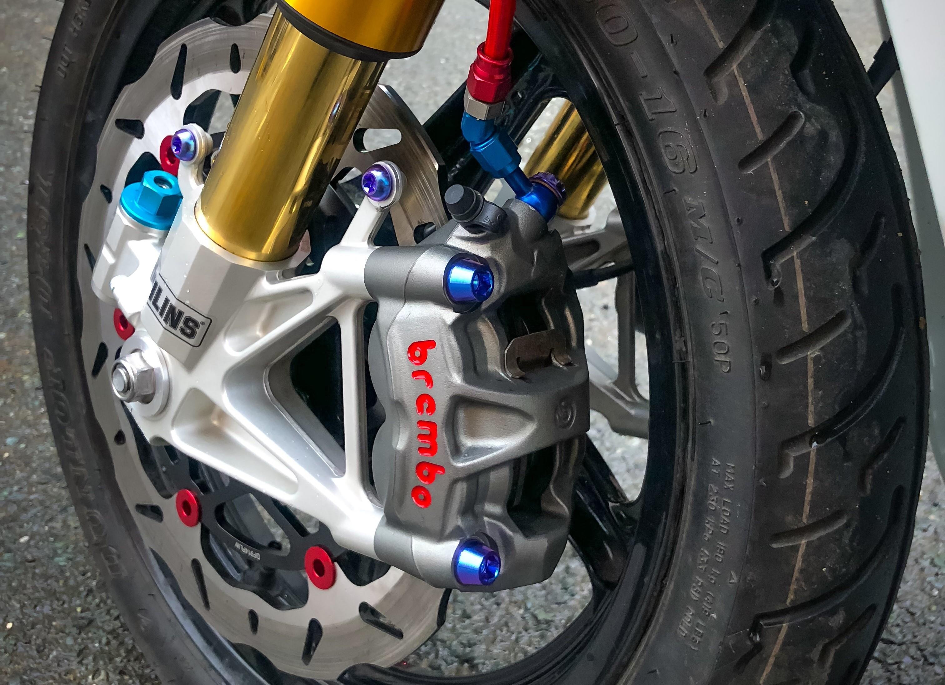 Honda SH 150i do giam xoc cua 'sieu moto' o SG anh 4