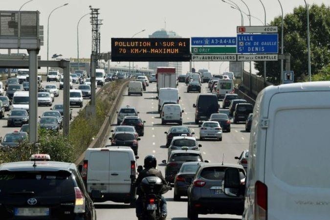 Nang nong ky luc, Paris cam 5 trieu oto ra duong hinh anh