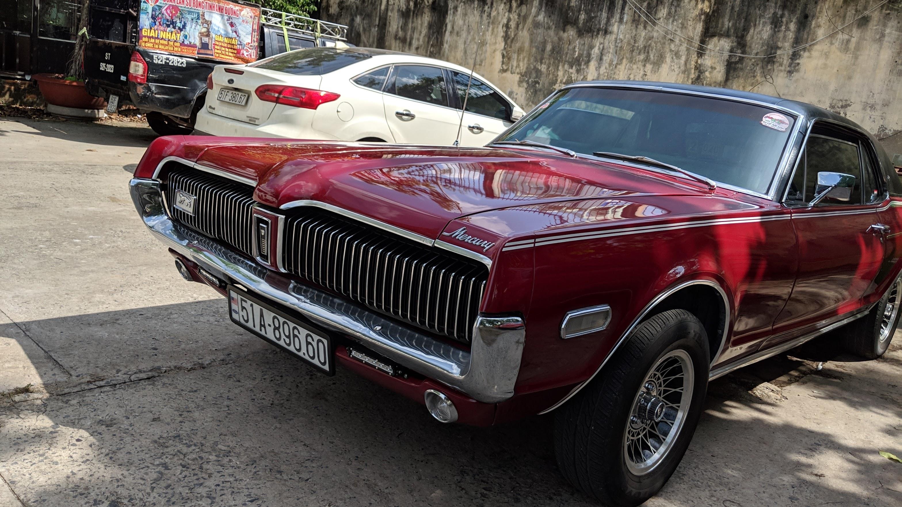 Rapper Binz tau Mercury Cougar 1968 anh 7
