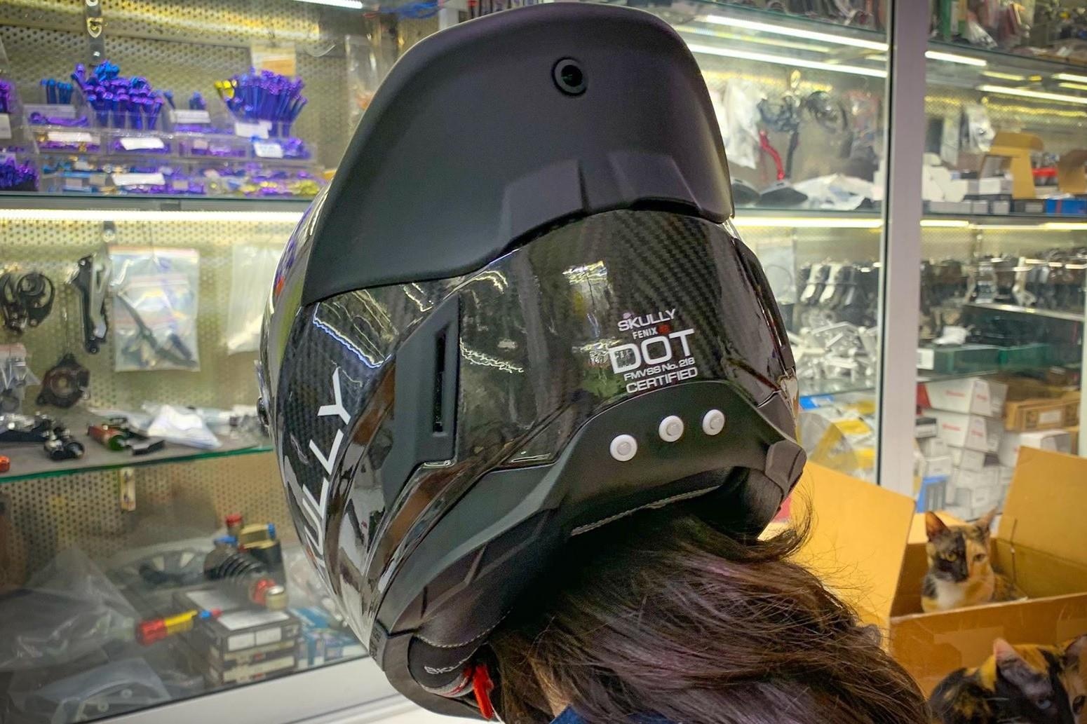 Mu bao hiem Skully thong minh anh 10