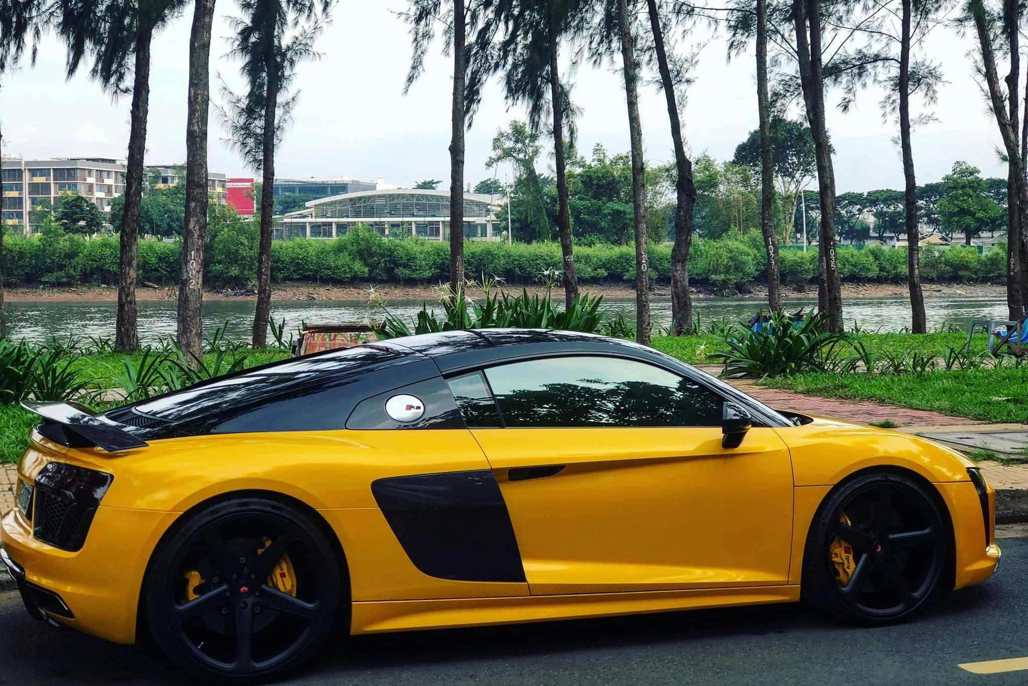 Audi R8 V10 Plus tung cua Cuong Do La thay ao moi anh 2