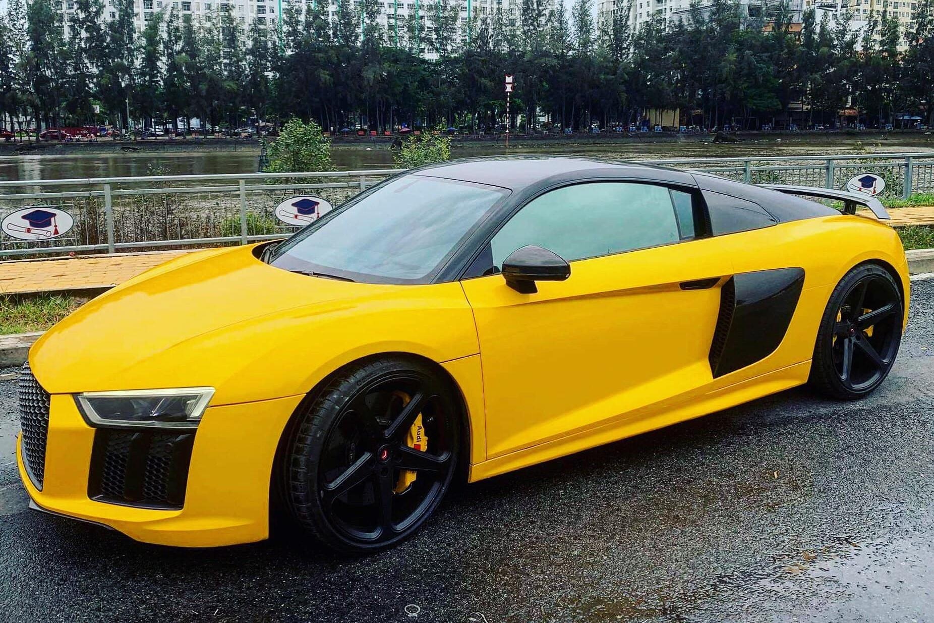 Sieu xe Audi R8 cua Cuong Do La 'thay ao' sau khi ve voi chu moi hinh anh