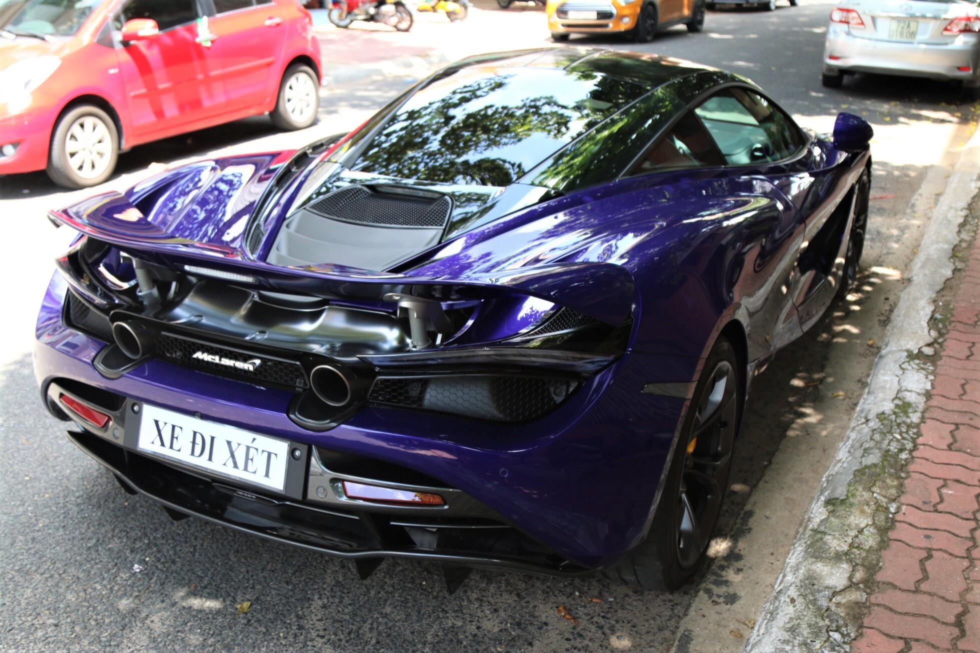 Can canh sieu xe McLaren 720S mau tim anh 3