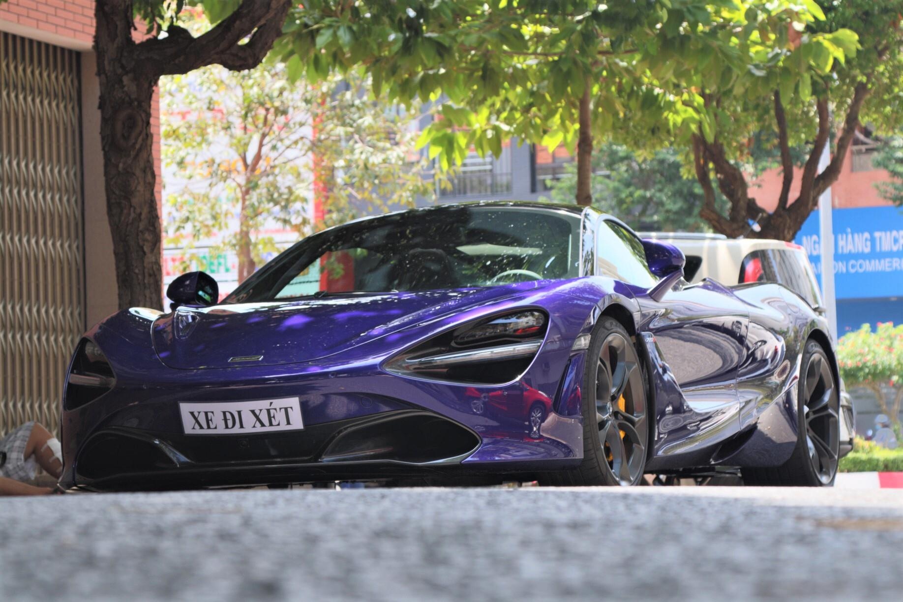 Can canh sieu xe McLaren 720S mau tim anh 7