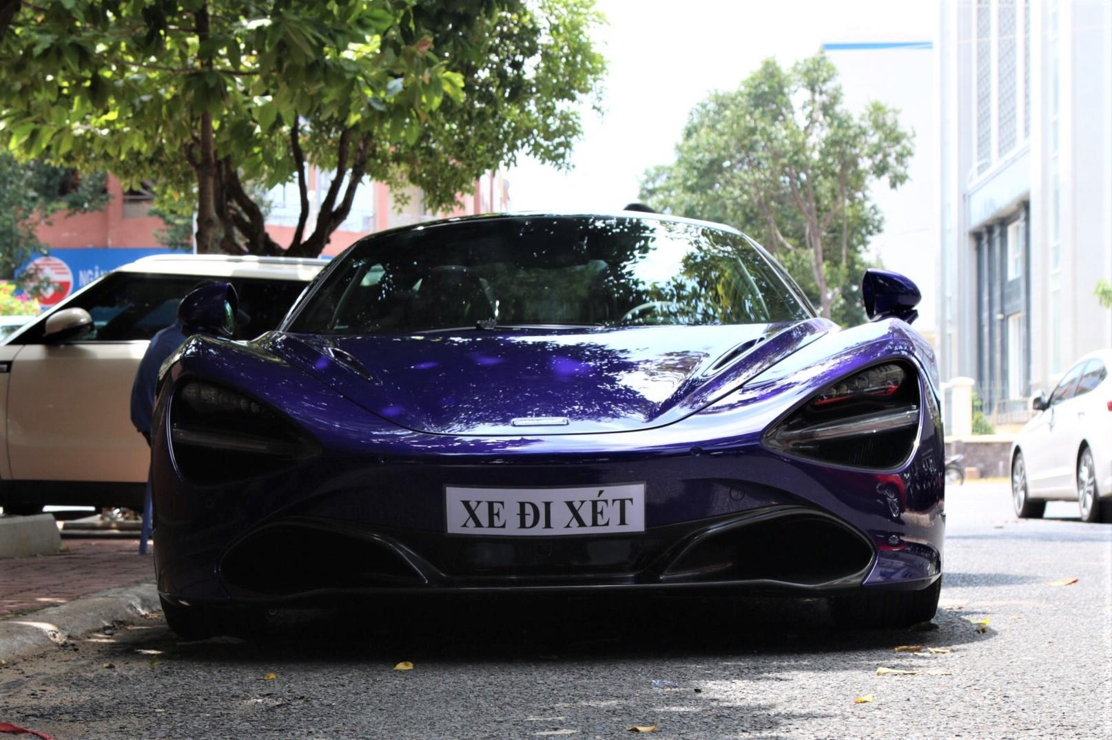 Can canh sieu xe McLaren 720S mau tim anh 2
