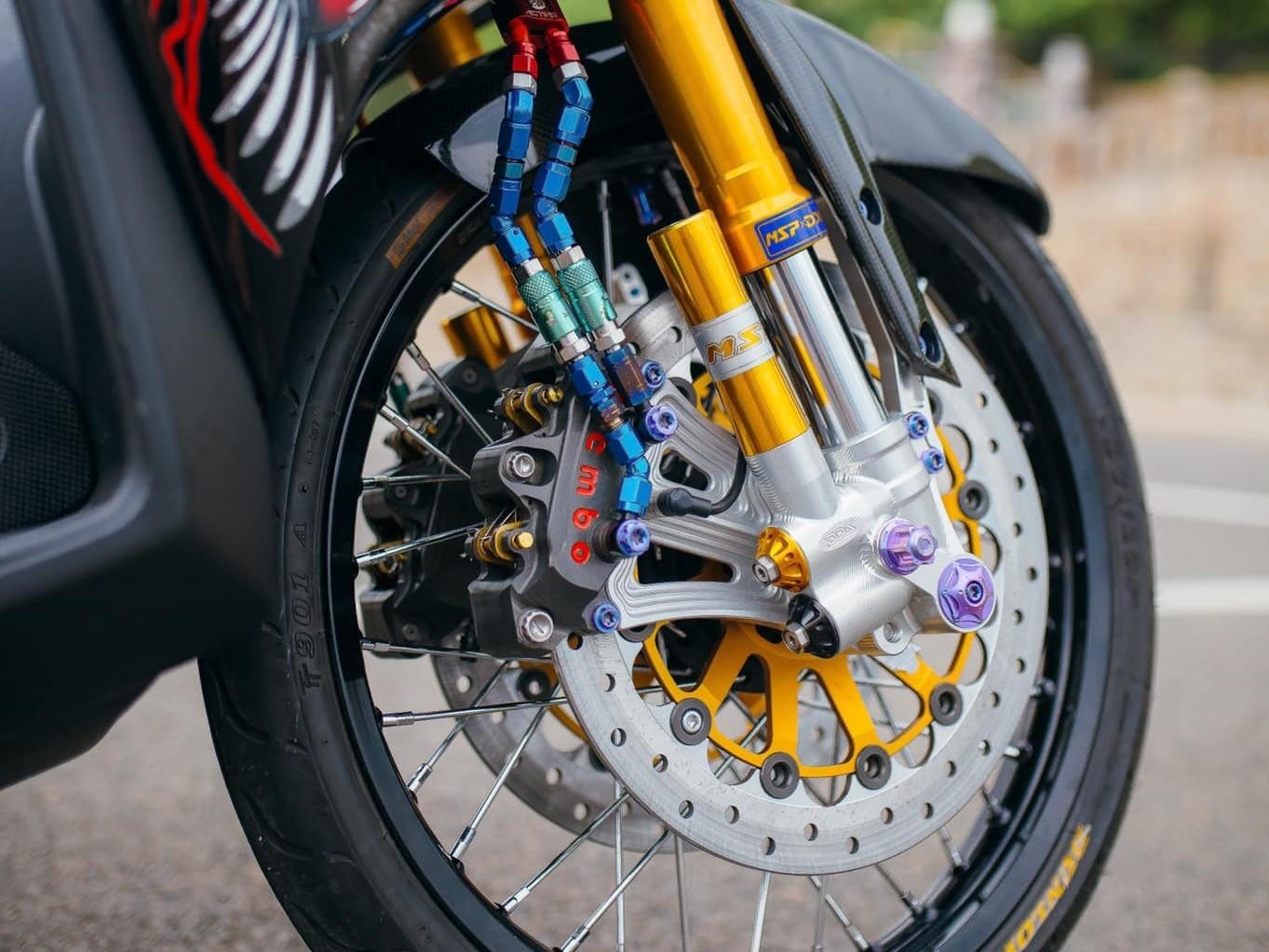 Yamaha Nouvo do khung anh 6