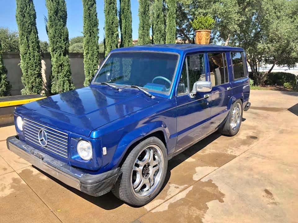 Xe Izusu nhai Mercedes-Benz G-Class anh 1