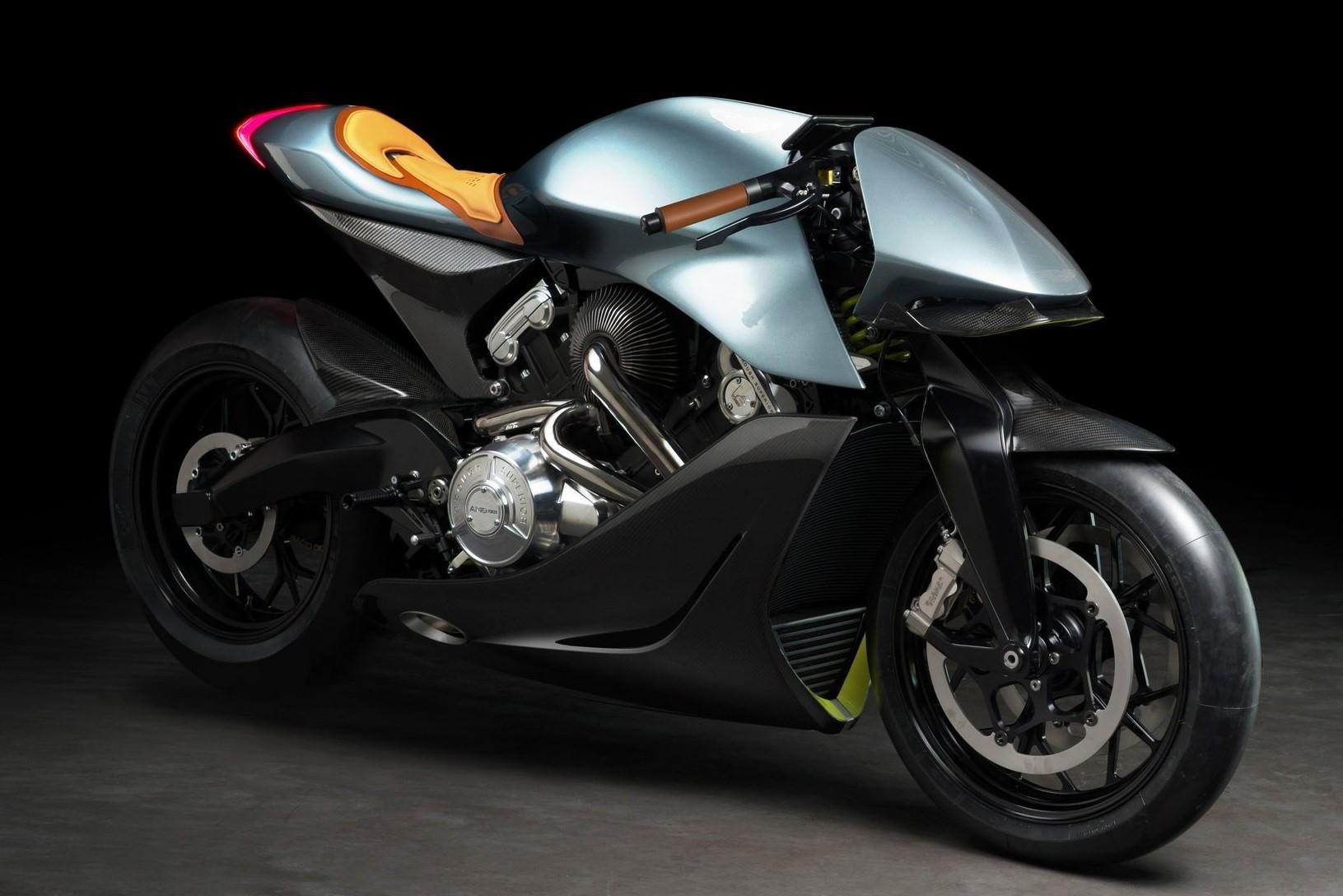 Aston Martin ra mat sieu moto gia 120.000 USD, than xe bang carbon hinh anh