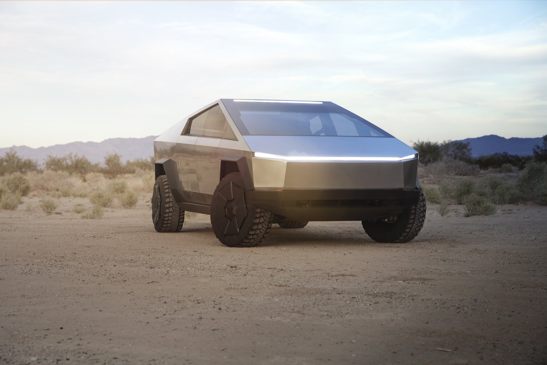 Tesla Cybertruck ví von ảnh 1 Tesla Cybertruck vi von anh 1