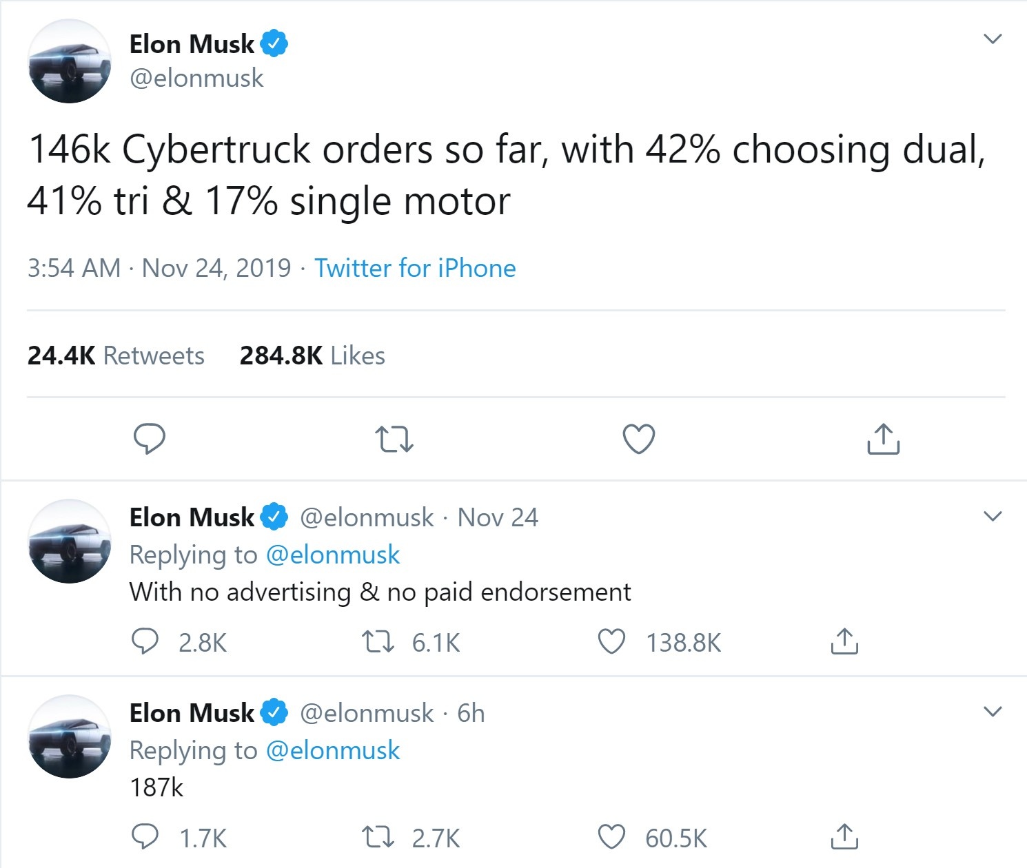 Tesla Cybertruck nhan 146 nghin don dat hang anh 1