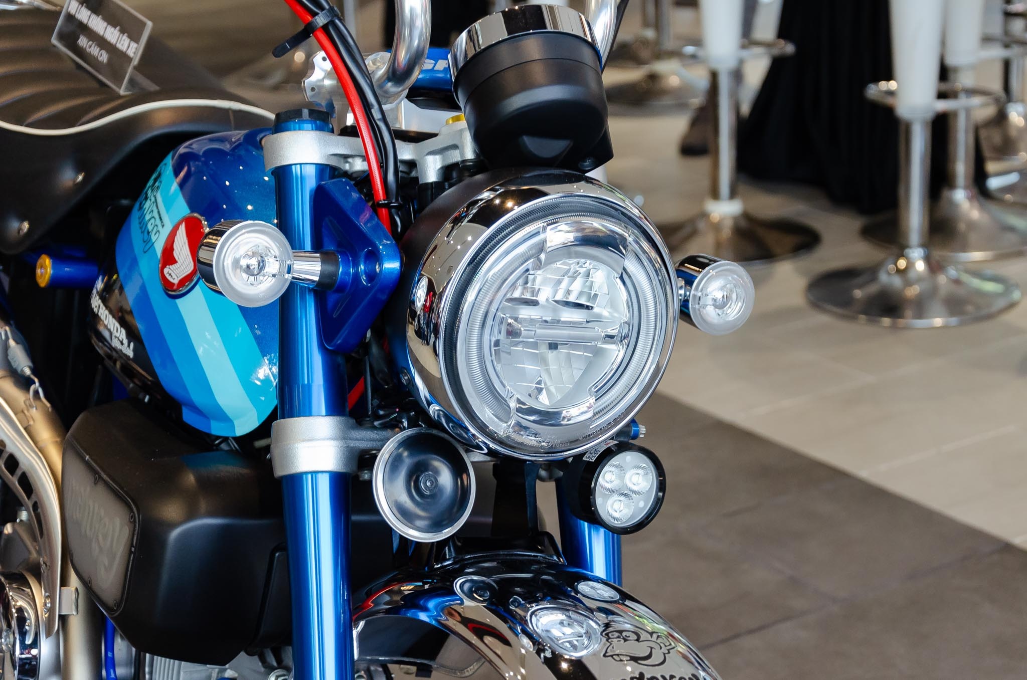 Honda Monkey 125 độ của biker TP.HCM ảnh 7 Honda Monkey 125 do cua biker TP.HCM anh 7