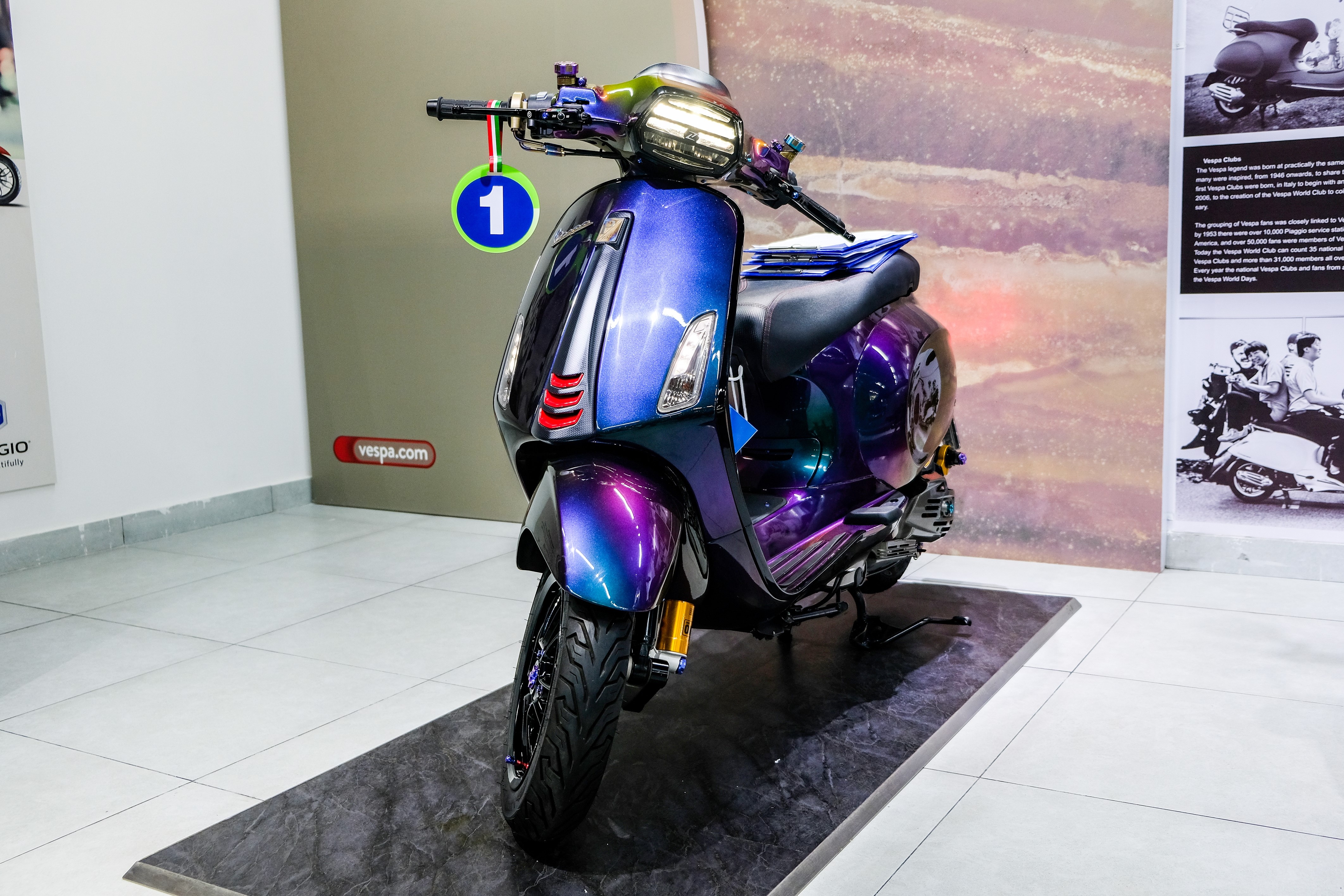 Dàn Vespa độ  ảnh 6 Dan Vespa do anh 6