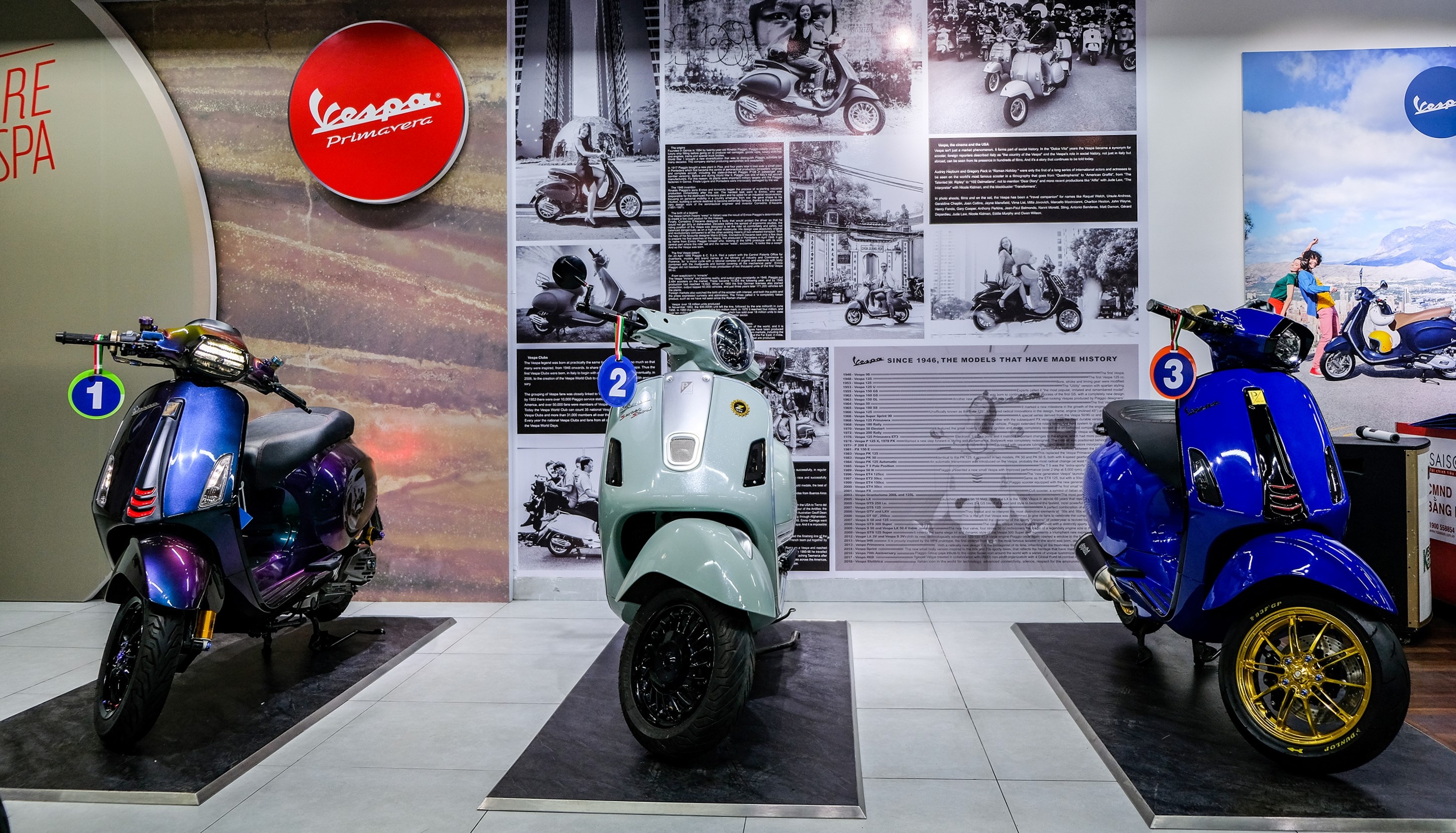 Dàn Vespa độ  ảnh 1 Dan Vespa do anh 1