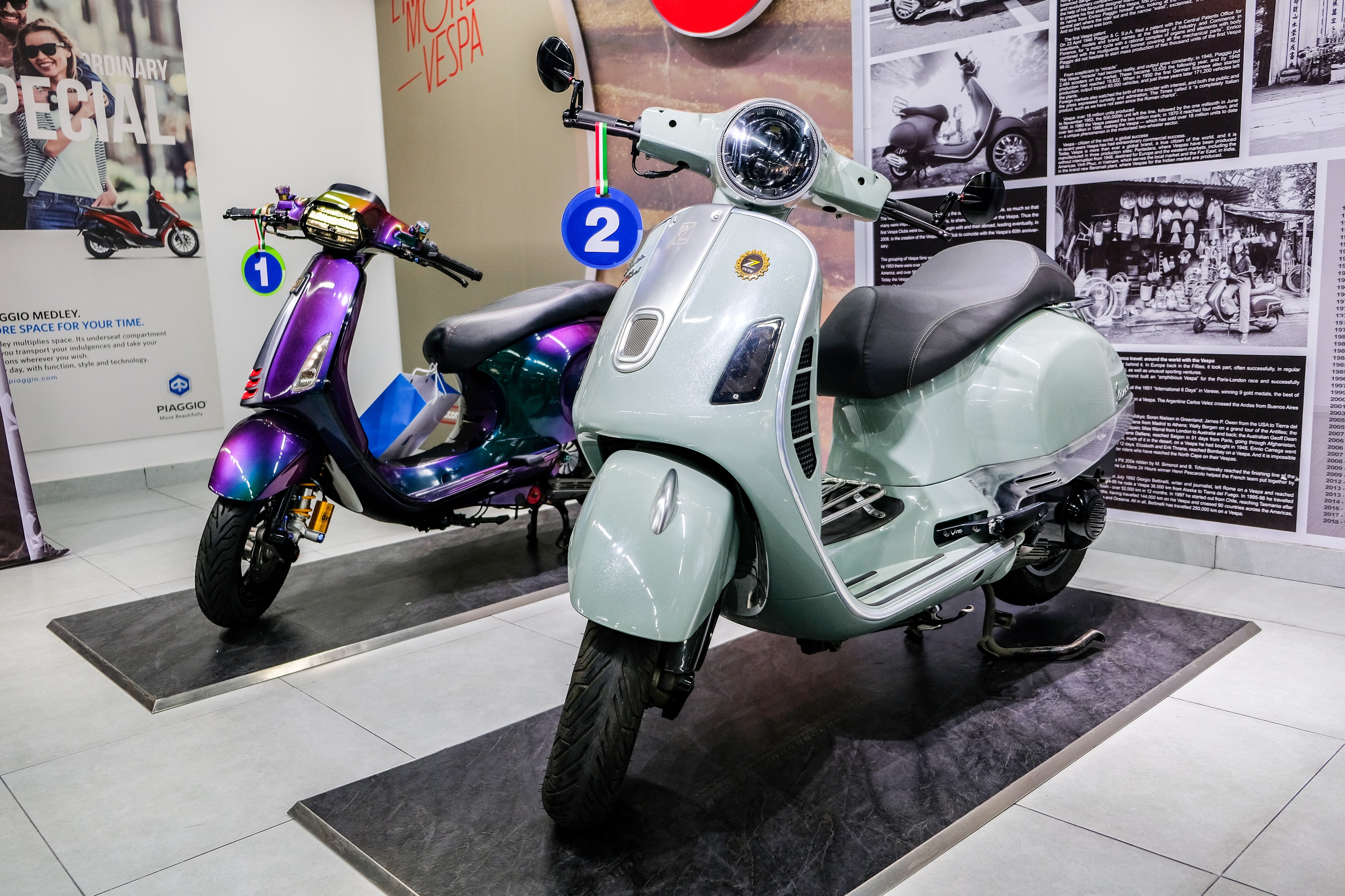 Dàn Vespa độ  ảnh 3 Dan Vespa do anh 3