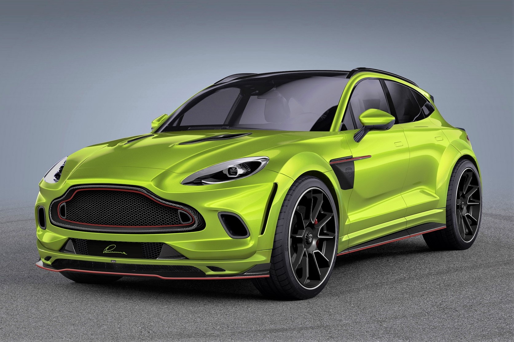 Sieu SUV Aston Martin DBX bien hinh voi goi do tu Lumma Design hinh anh