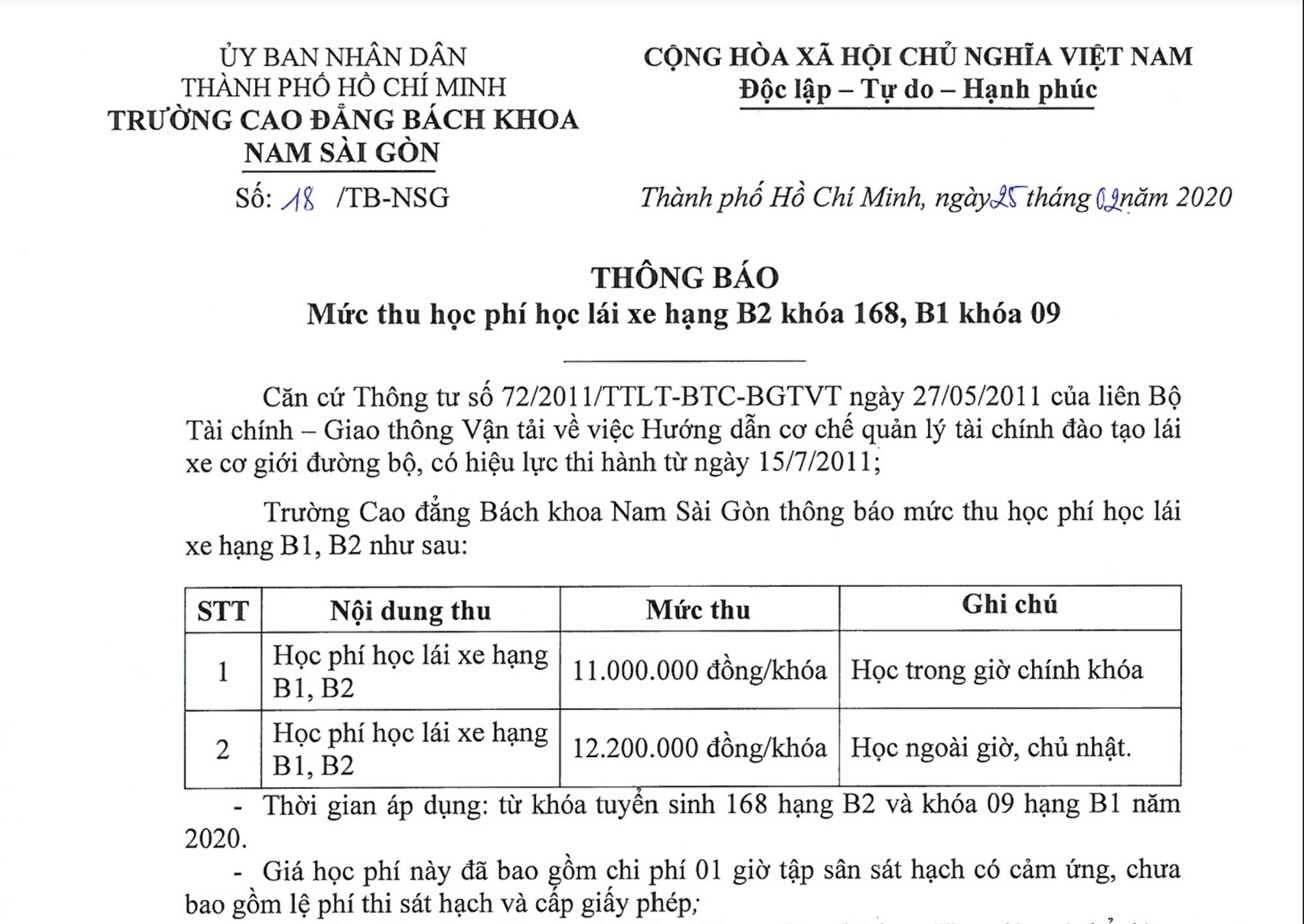 Học phí lái xe tăng sau Thông tư 38 ảnh 2 Hoc phi lai xe tang sau Thong tu 38 anh 2