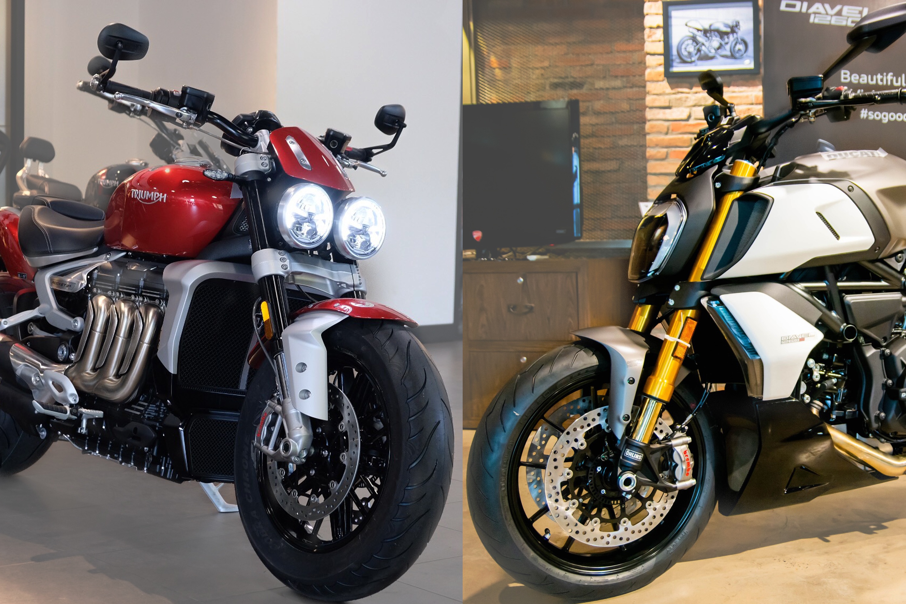 Co 900 trieu, mua Triumph Rocket 3 R hay Ducati Diavel 1260 S? hinh anh