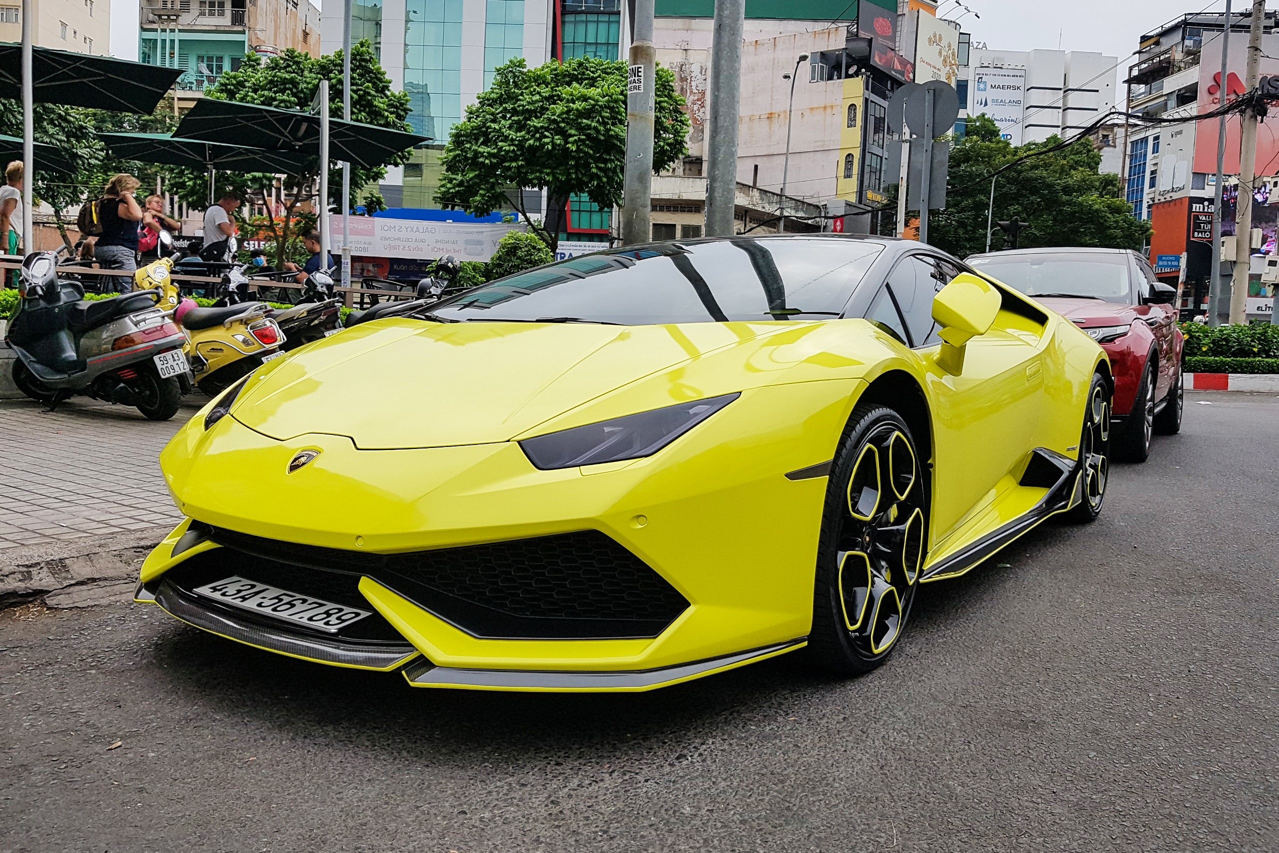 Lamborghini Huracan biển số đẹp ảnh 1 Lamborghini Huracan bien so dep anh 1