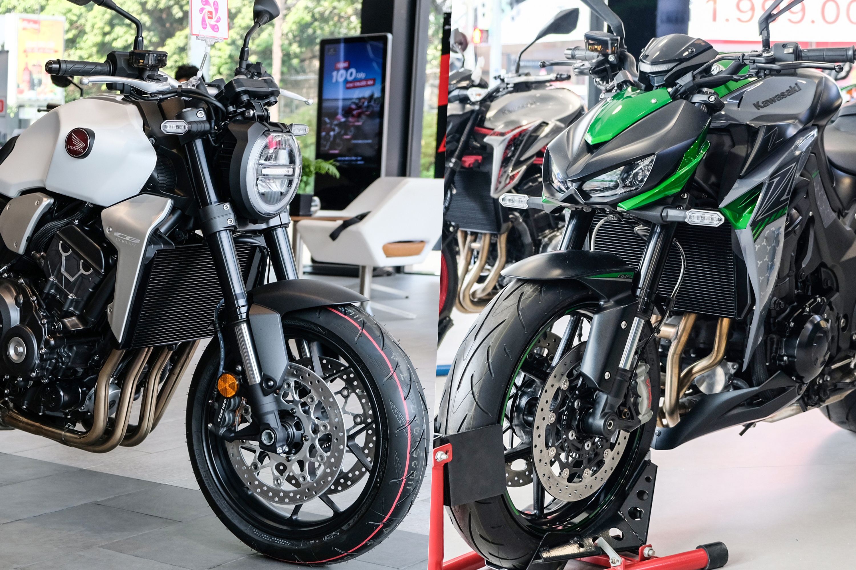 So sanh Kawasaki Z1000 R va Honda CB1000R - tre trung doi dau co dien hinh anh