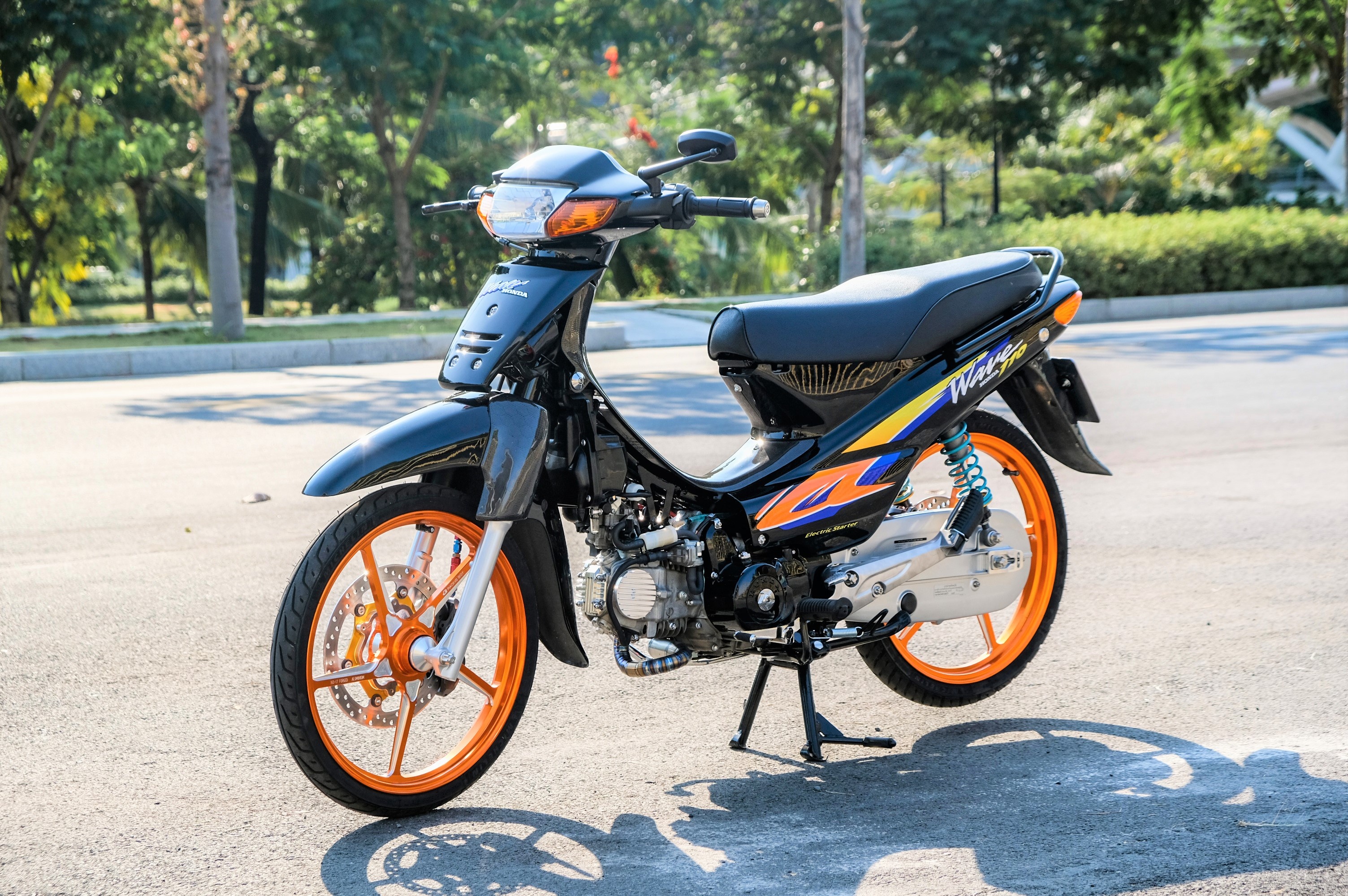 Honda Wave do 200 trieu dong cua biker Ben Tre hinh anh