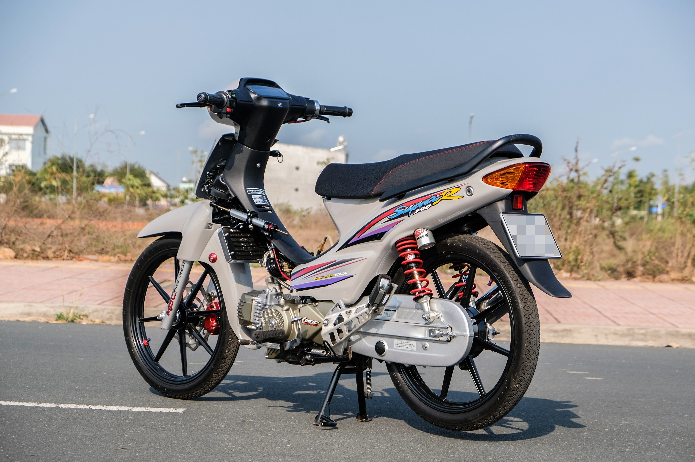 Honda Wave Alpha nang cap dong co 190 cc anh 2