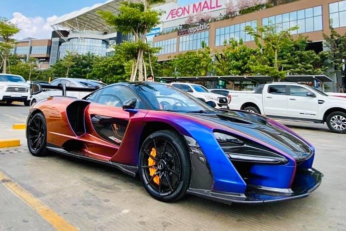 McLaren Senna cua dai gia Viet Nam ve den Campuchia hinh anh
