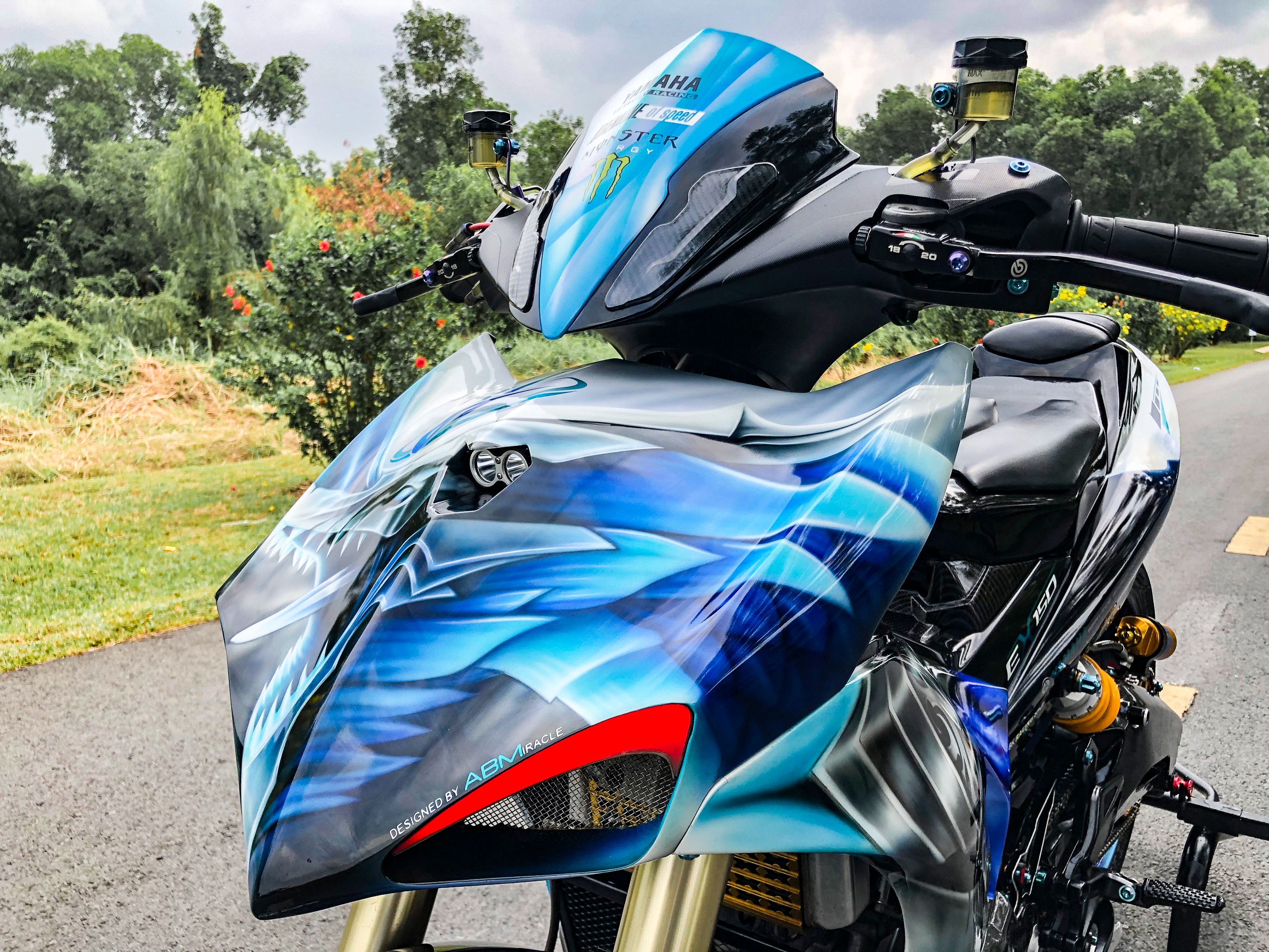 Yamaha Exciter do phong cach Ducati Panigale V4 anh 3