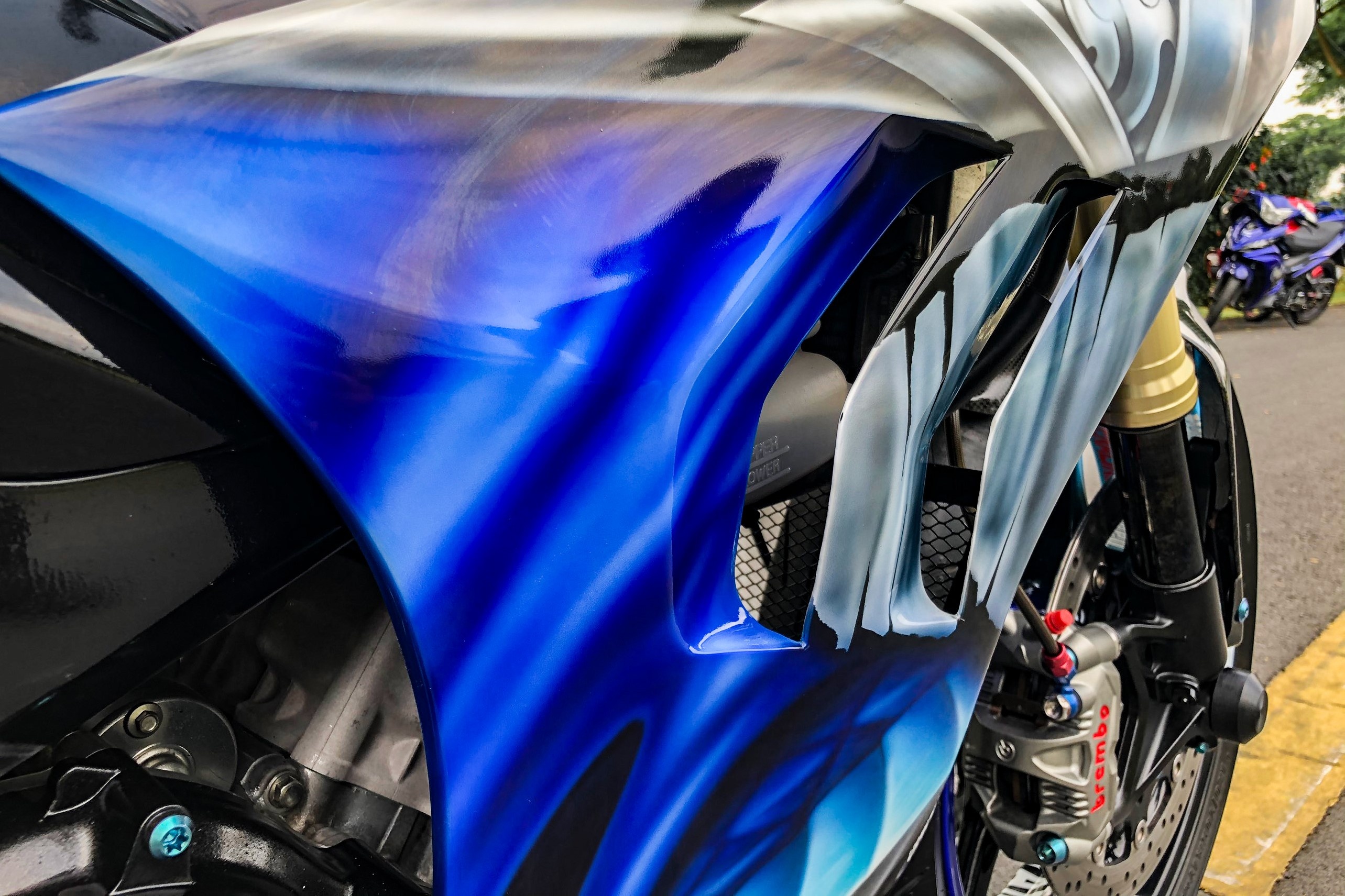 Yamaha Exciter do phong cach Ducati Panigale V4 anh 4