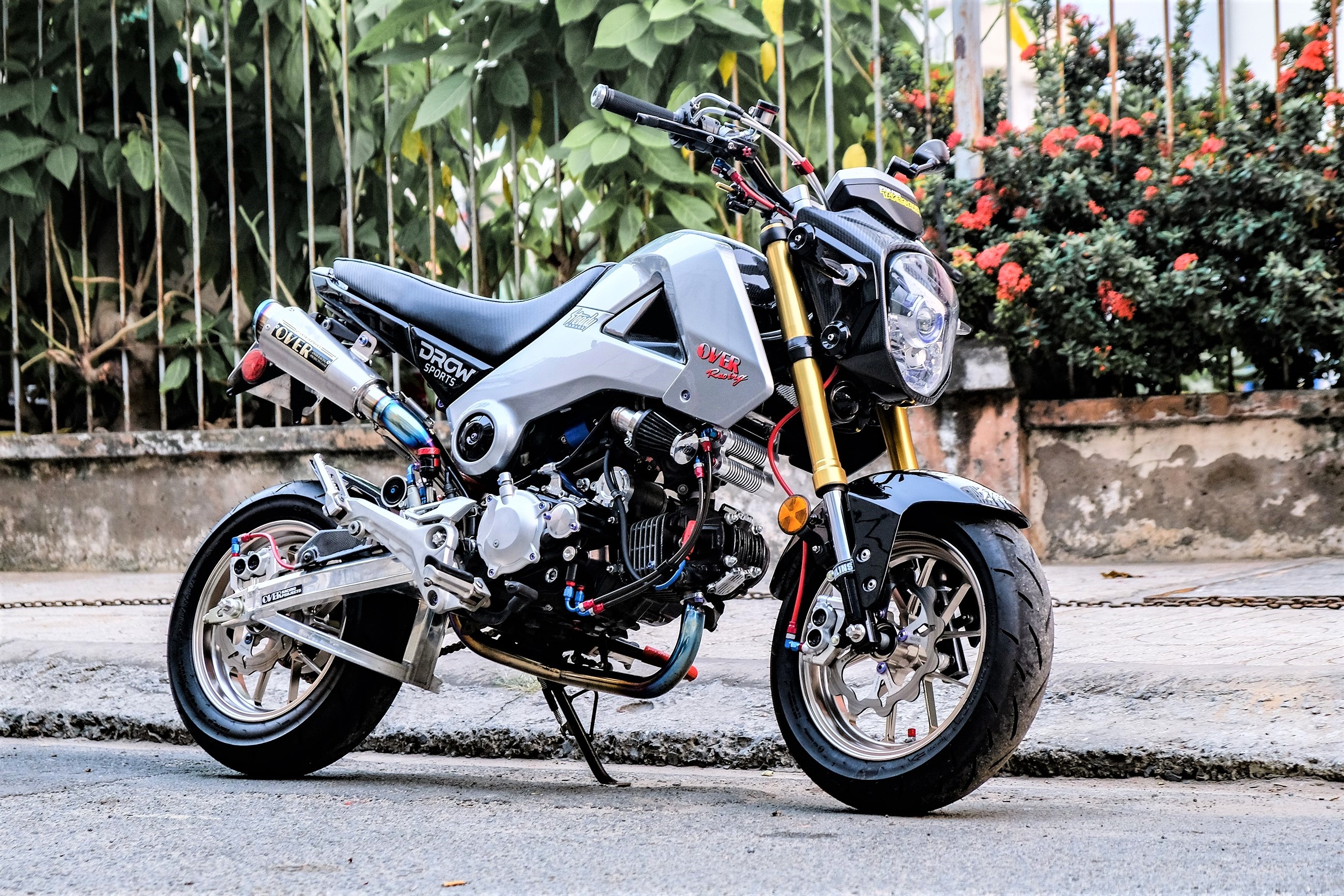 Honda MSX voi goi do hang hieu cua biker TP.HCM hinh anh