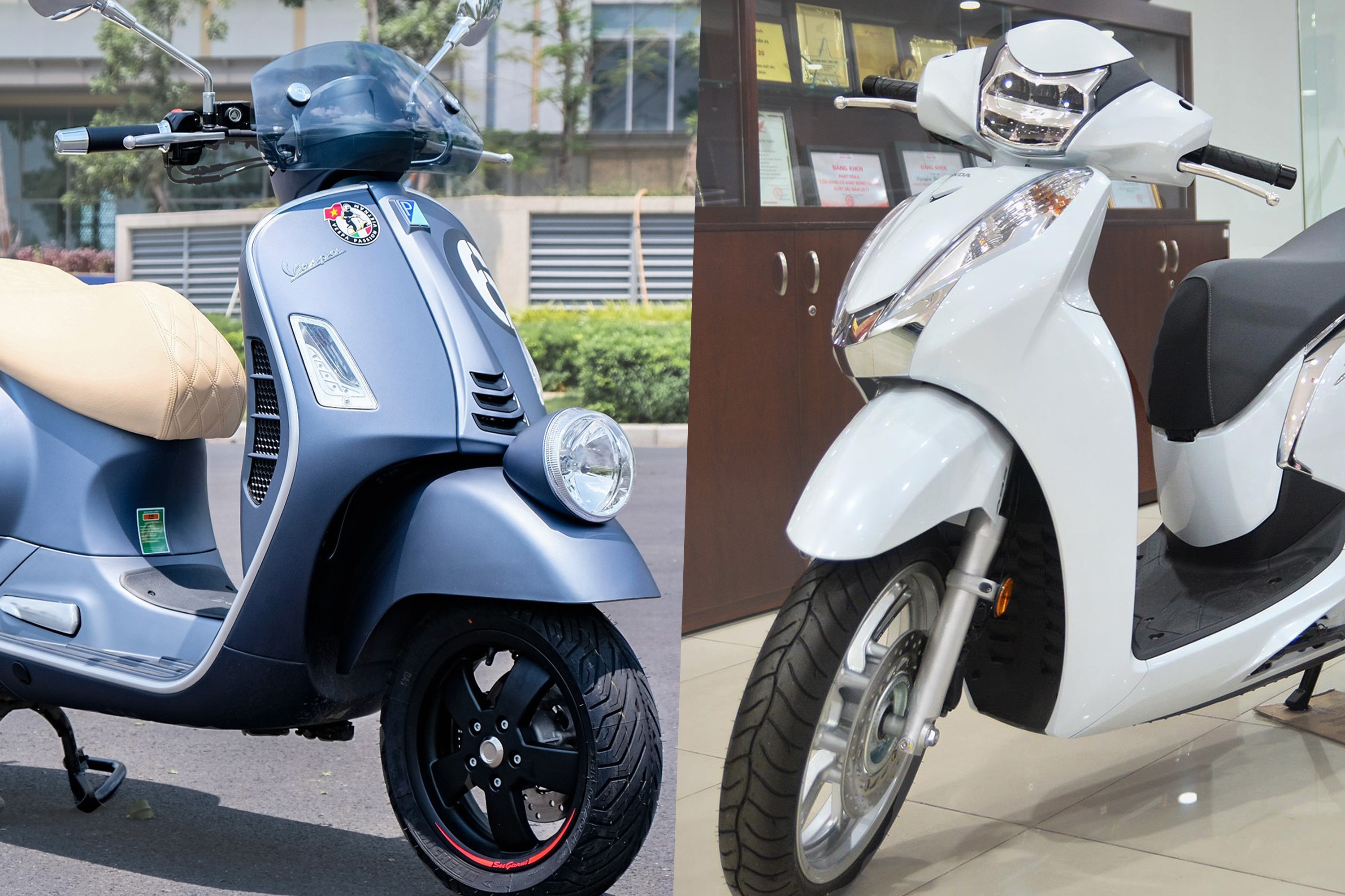 Re hon 80 trieu, Vespa Sei Giorni II co du suc de doa Honda SH 300i? hinh anh