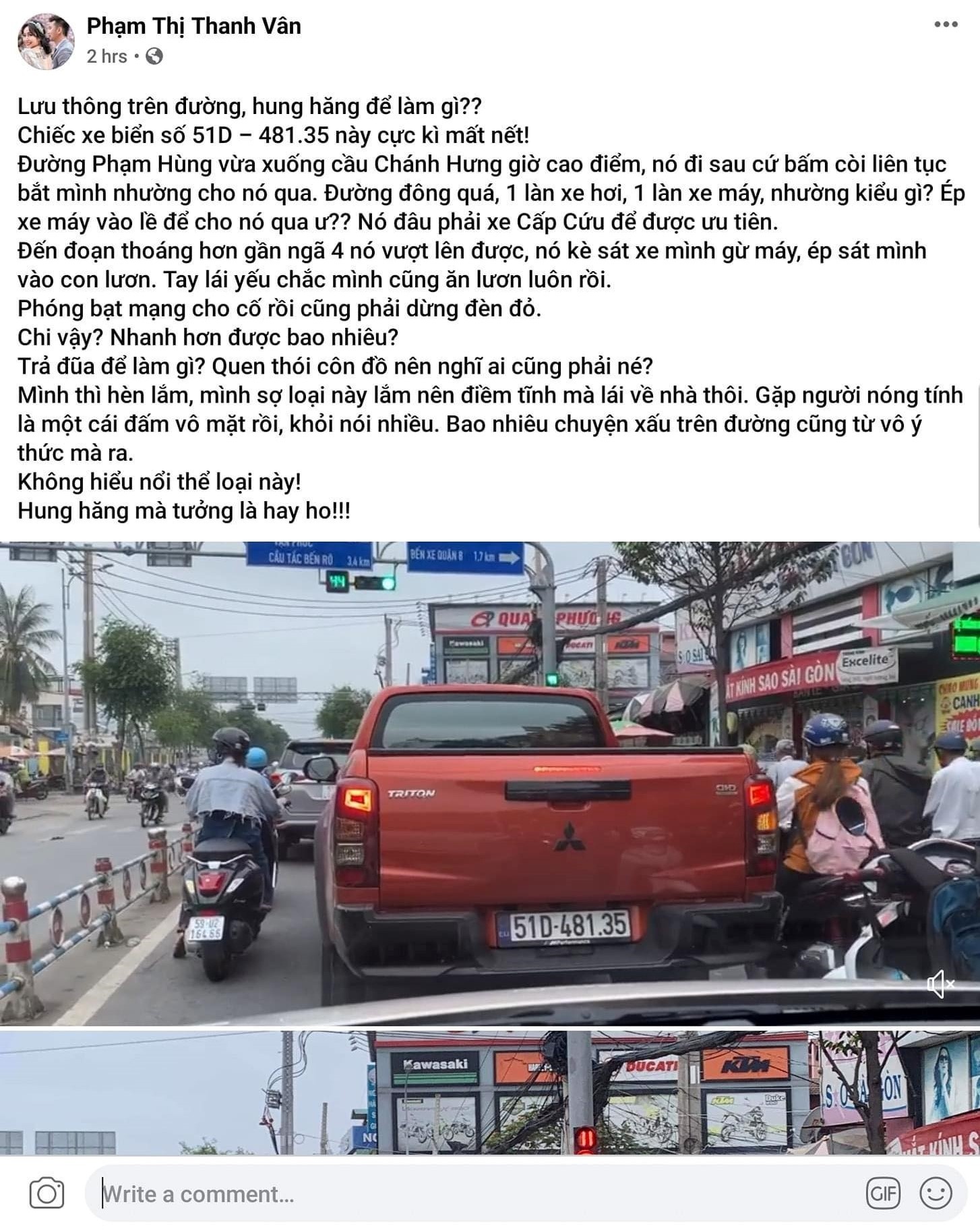 Oc Thanh Van lai xe cham gay anh huong giao thong anh 1