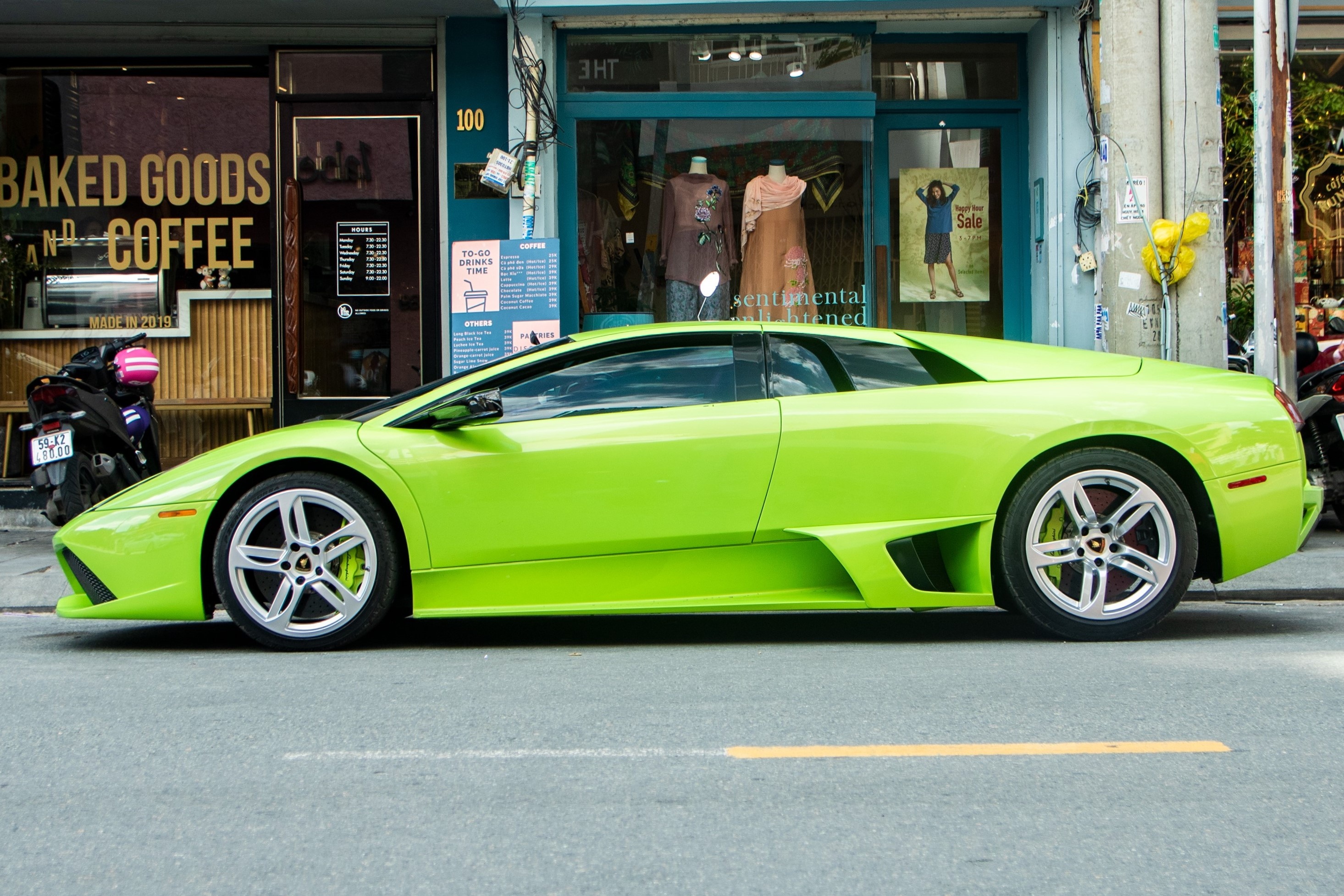 Lamborghini Murcielago mau xanh com doc nhat VN anh 6