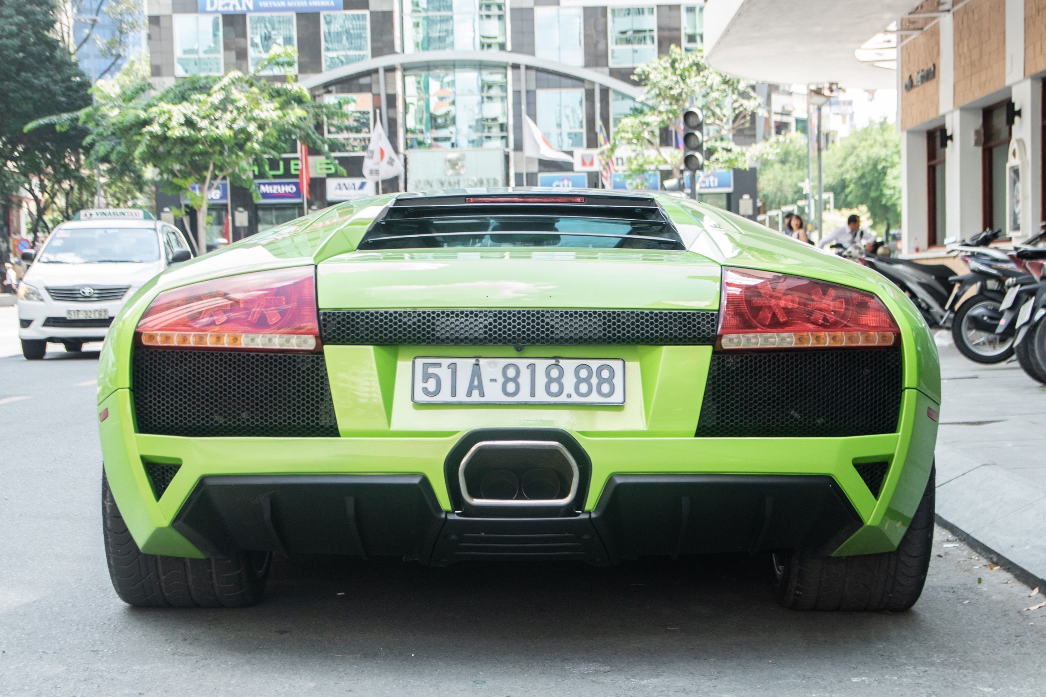 Lamborghini Murcielago mau xanh com doc nhat VN anh 5