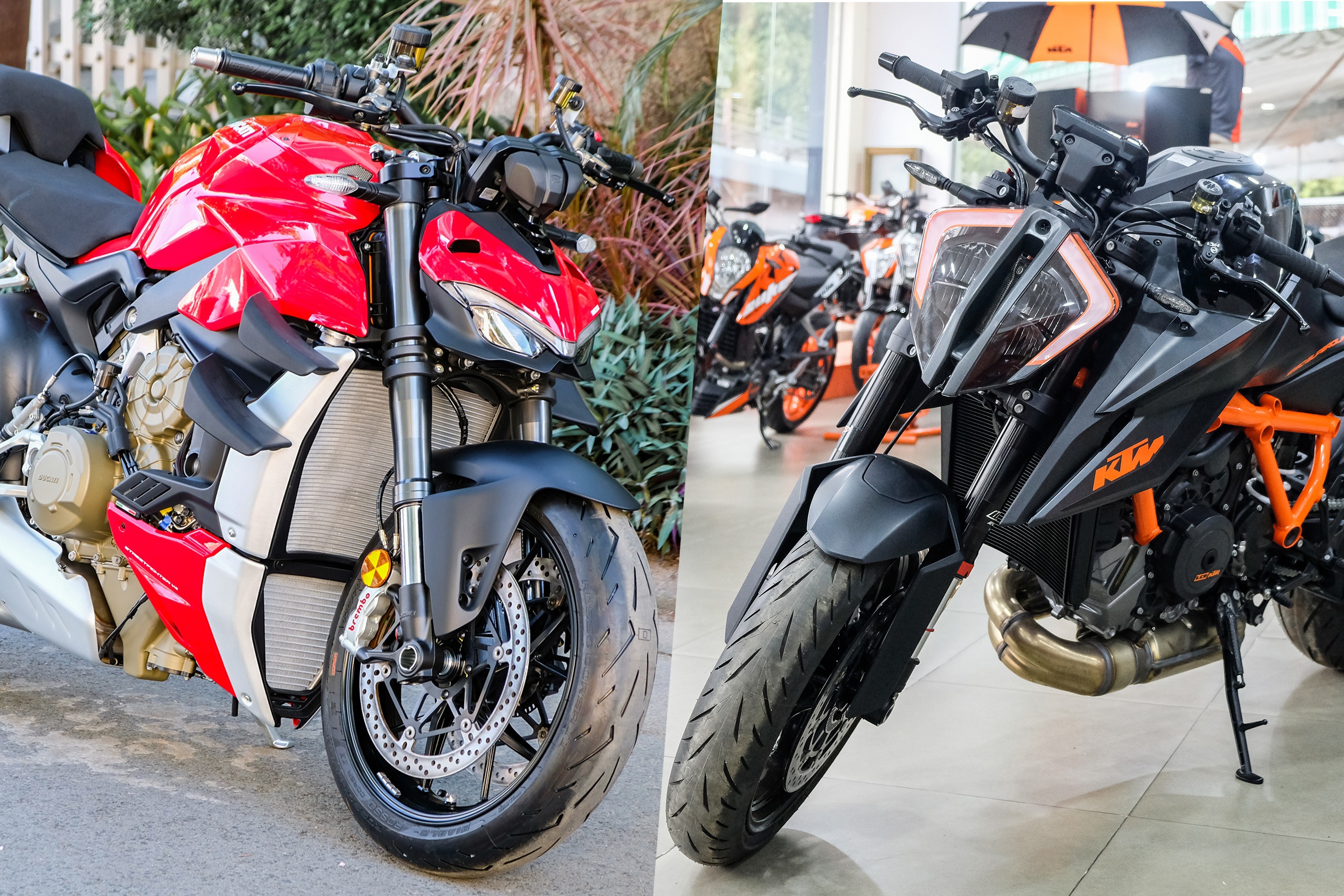 So sanh Ducati Streetfighter V4 va KTM 1290 Super Duke R hinh anh