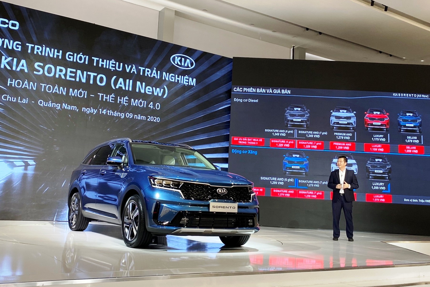 Kia Sorento thế hệ mới được ra mắt Việt Nam ảnh 1 Kia Sorento the he moi duoc ra mat Viet Nam anh 1