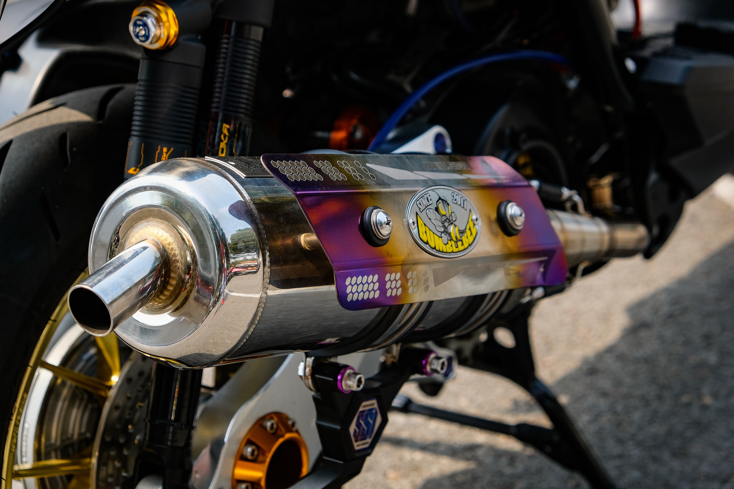 Yamaha BWS do 200 trieu cua biker Dai Loan anh 13