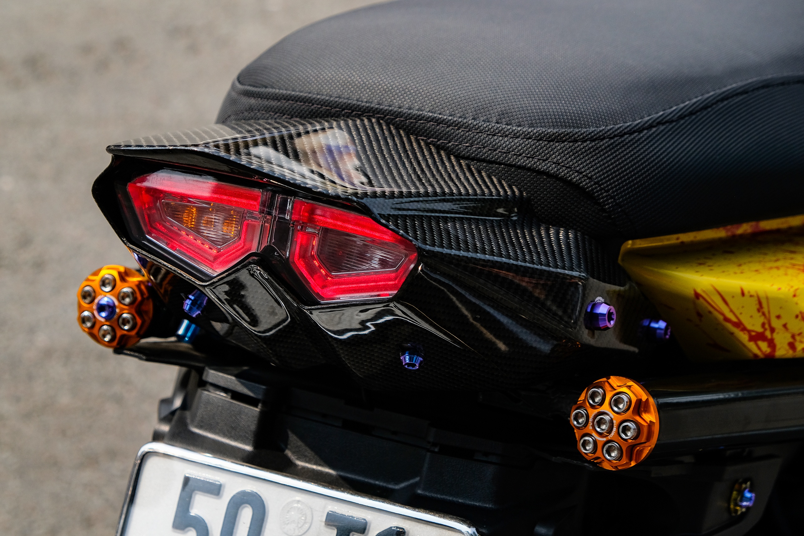 Yamaha BWS do 200 trieu cua biker Dai Loan anh 9