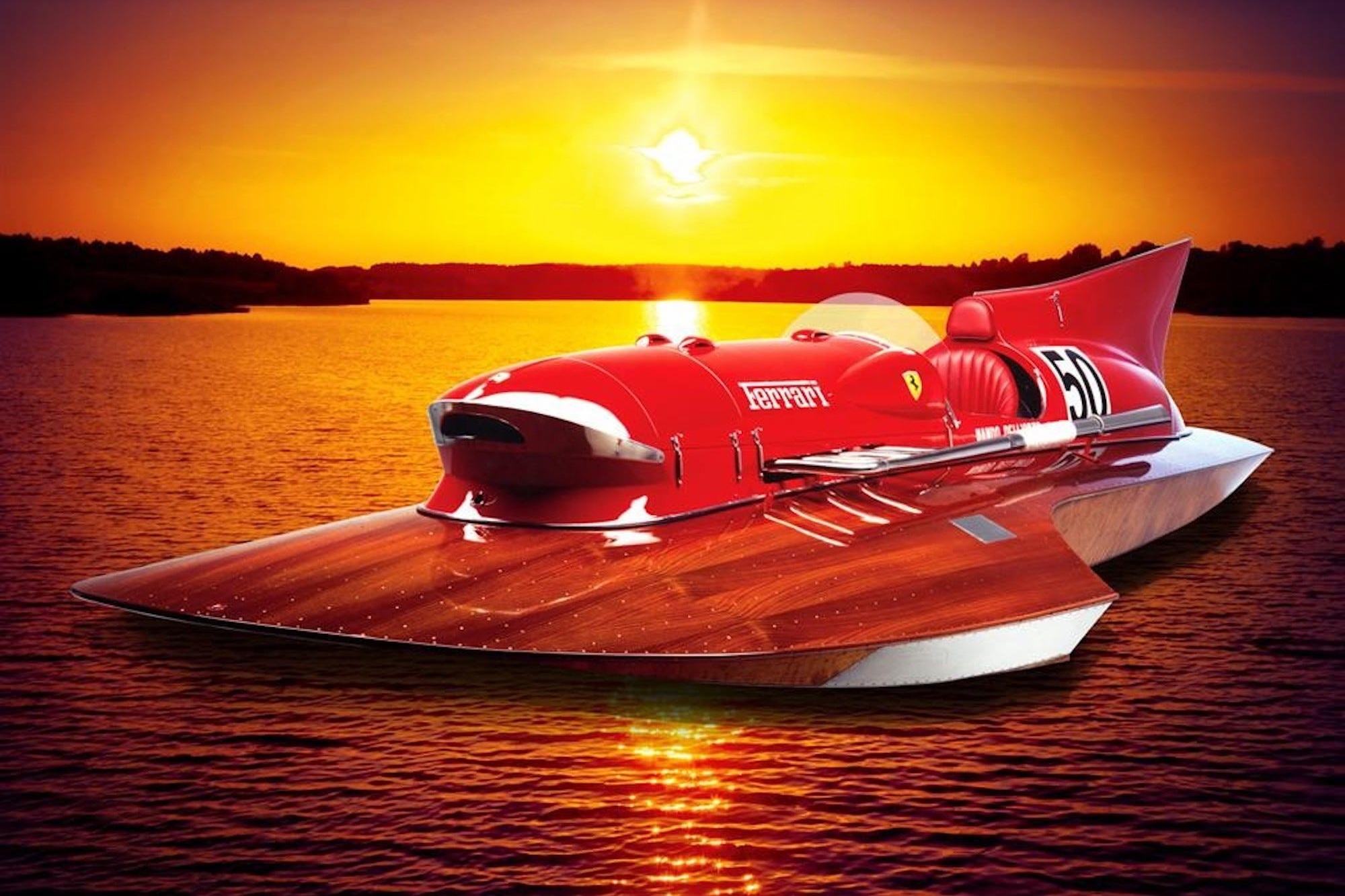 Thuyen cao toc Ferrari duoc rao ban, gia don doan 12 trieu USD hinh anh