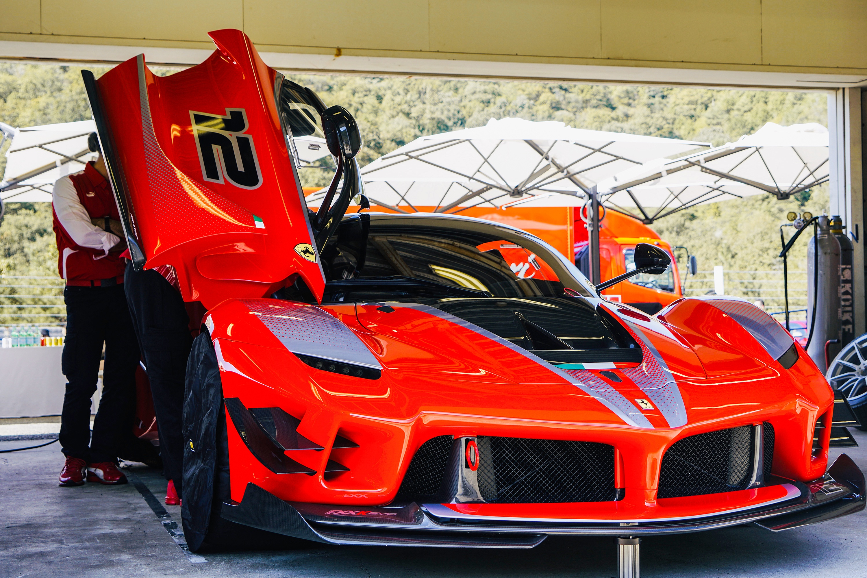 Ferrari FXX-K Evo xuat hien tai Nhat Ban anh 8